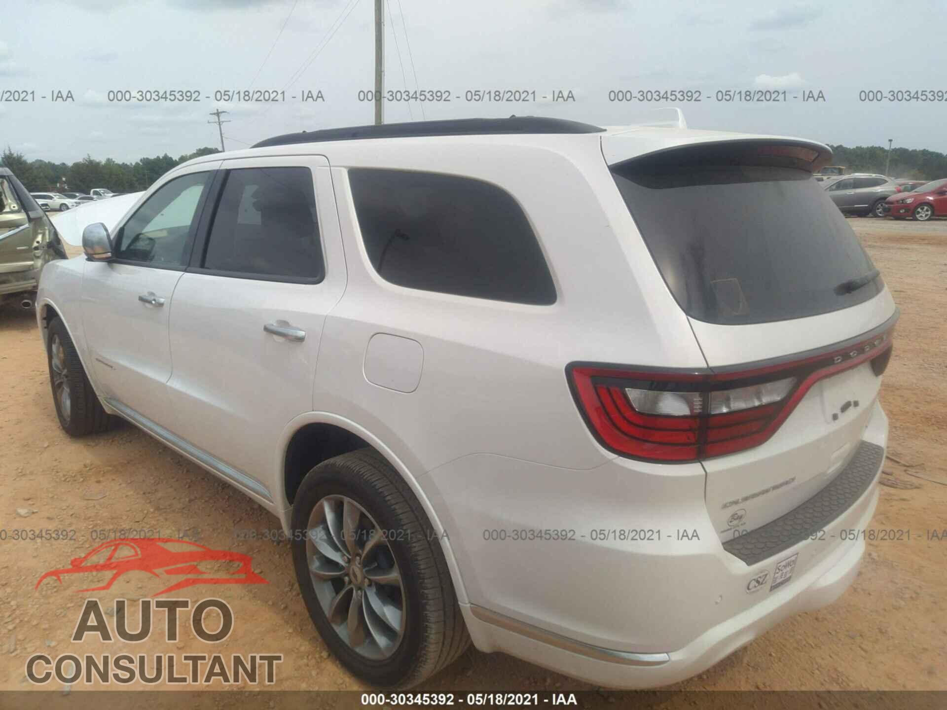 DODGE DURANGO 2021 - 1C4RDHEG2MC540356