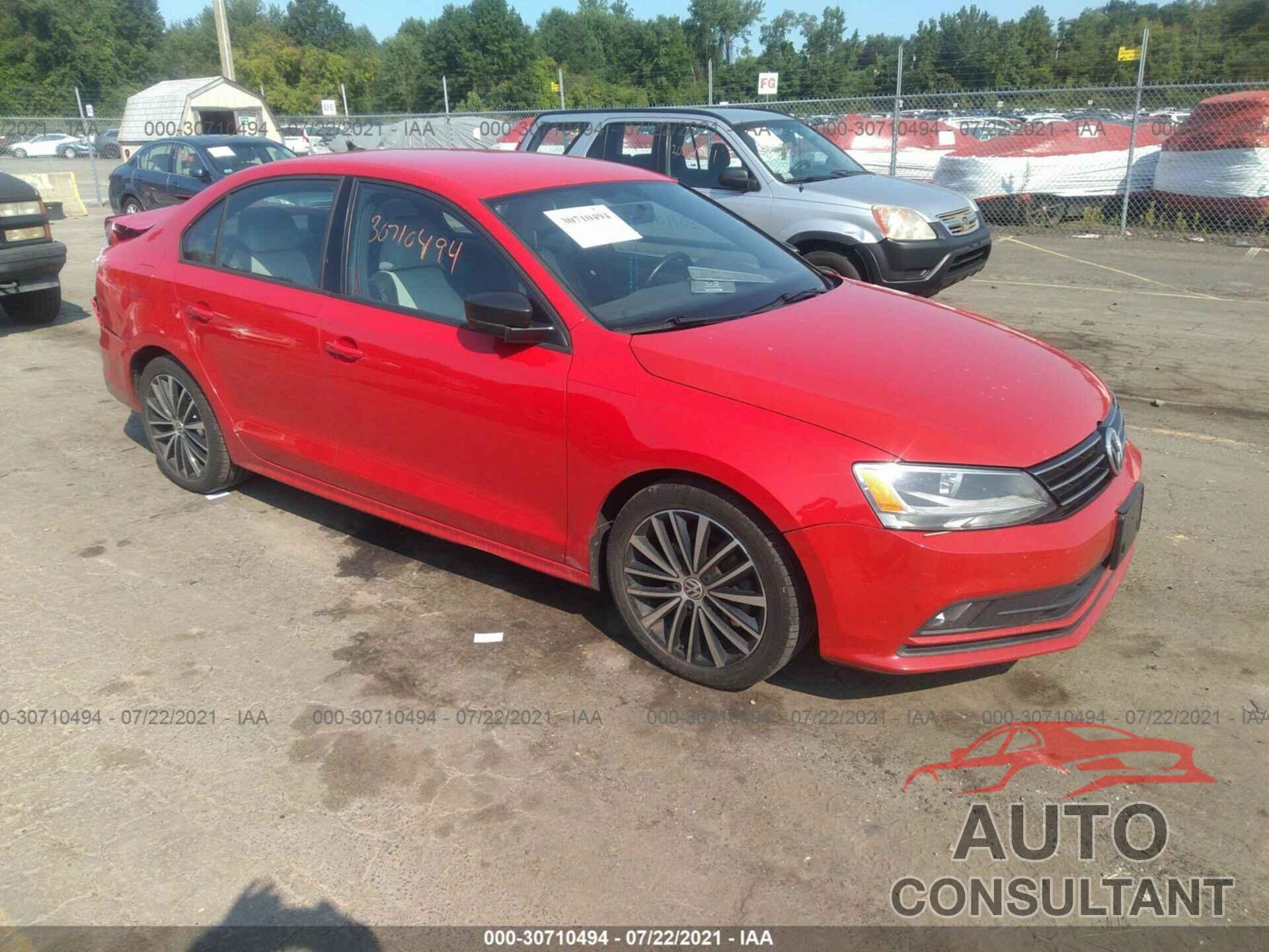 VOLKSWAGEN JETTA SEDAN 2016 - 3VWD17AJ5GM231155