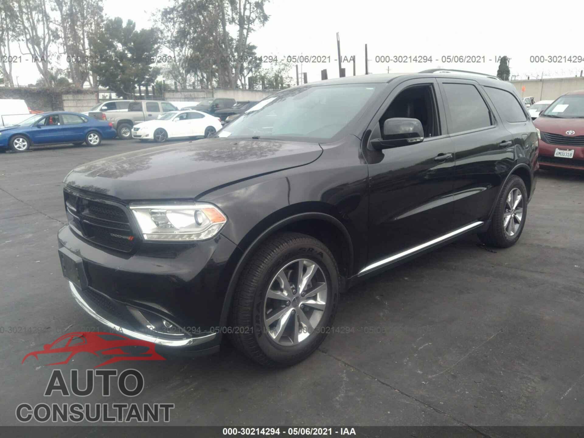 DODGE DURANGO 2016 - 1C4RDHDG2GC322407