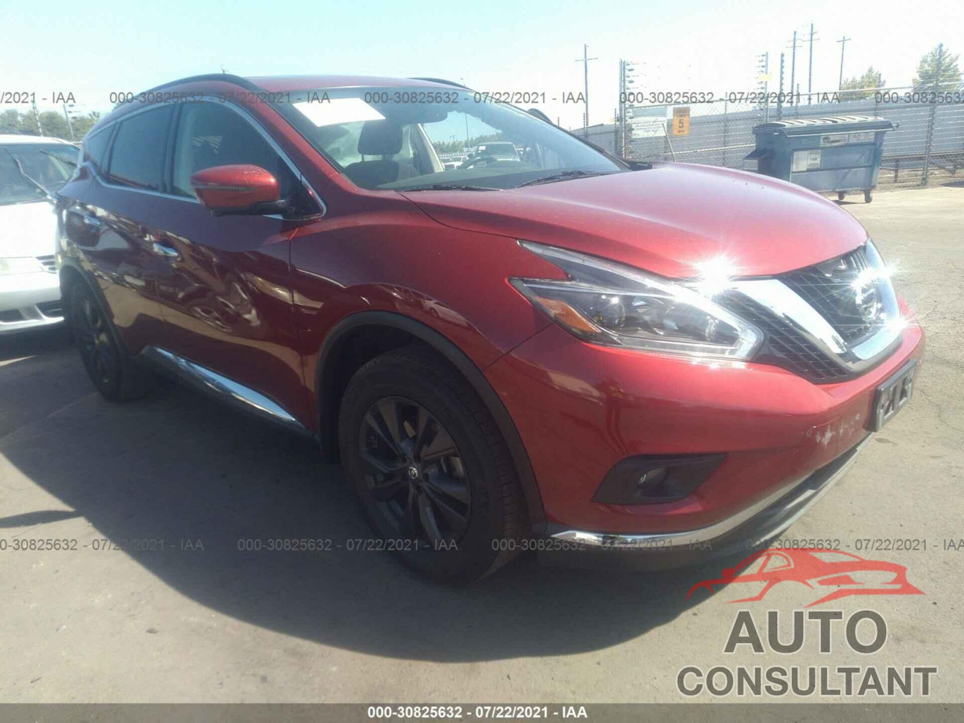 NISSAN MURANO 2018 - 5N1AZ2MG7JN101341