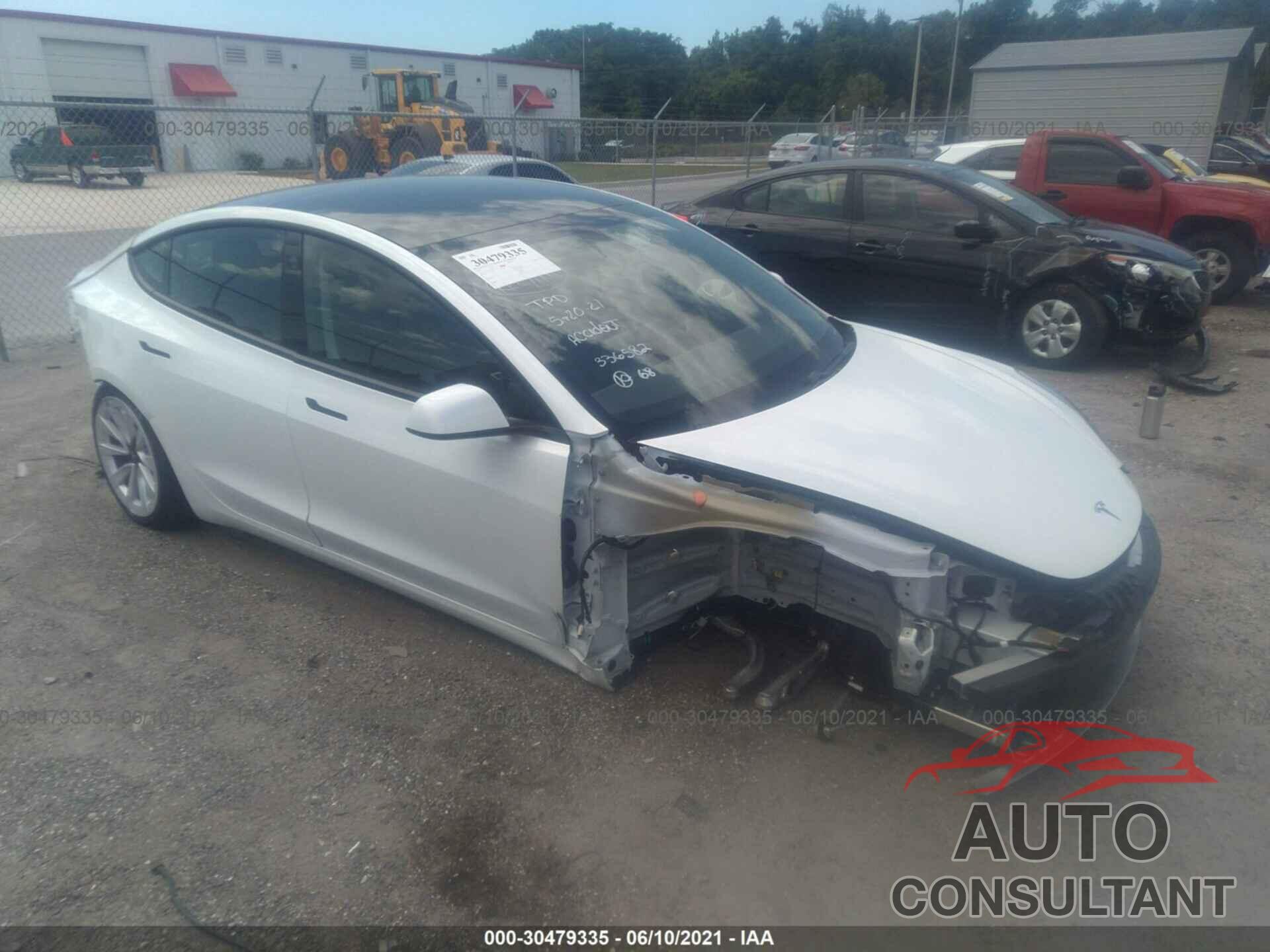 TESLA MODEL 3 2021 - 5YJ3E1EA3MF856776