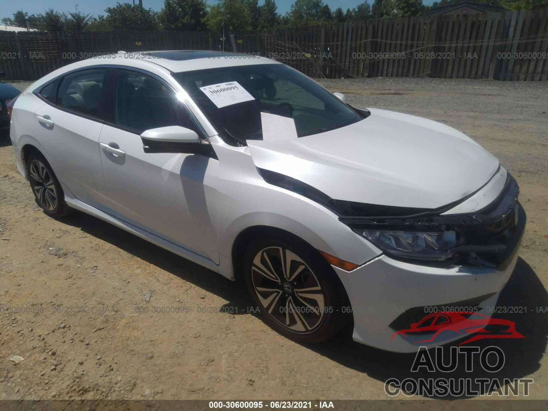 HONDA CIVIC SEDAN 2017 - 19XFC1F76HE000759