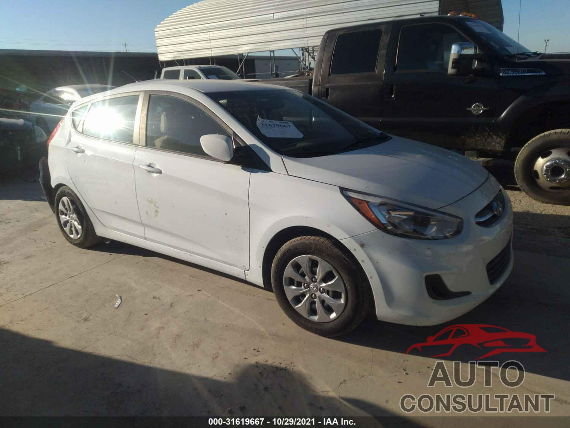 HYUNDAI ACCENT 2017 - KMHCT5AE9HU325595