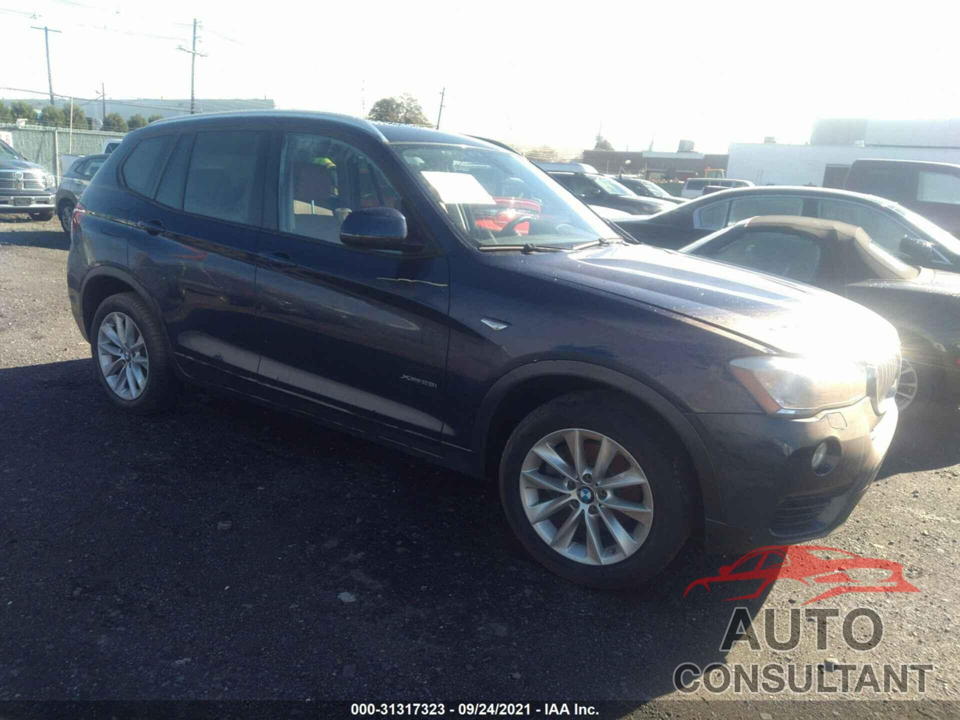 BMW X3 2016 - 5UXWX9C57G0D66664