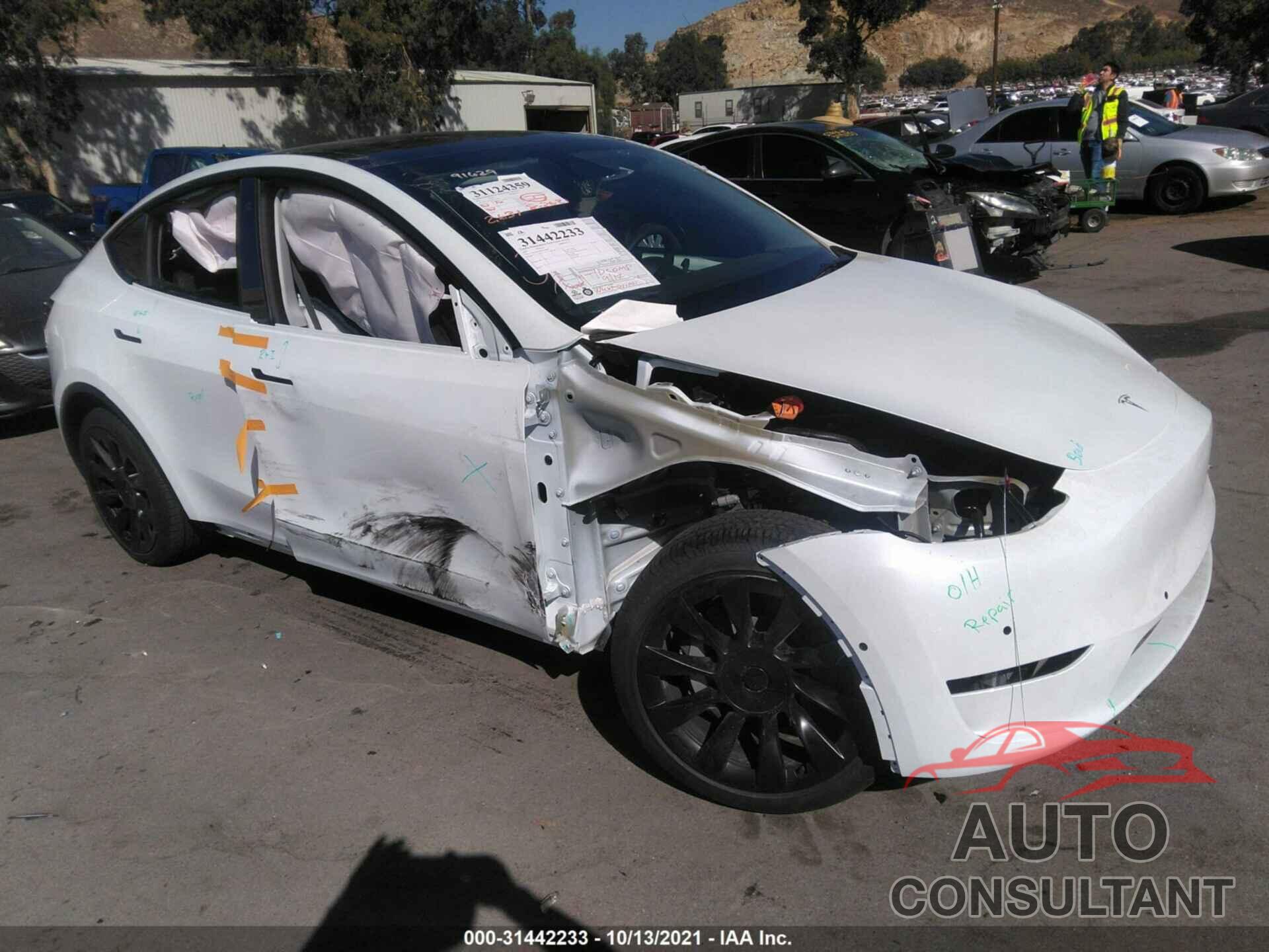 TESLA MODEL Y 2021 - 5YJYGDEE8MF216860