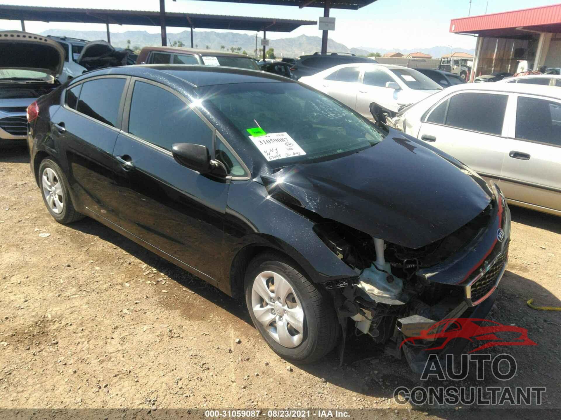 KIA FORTE 2017 - 3KPFK4A75HE026460