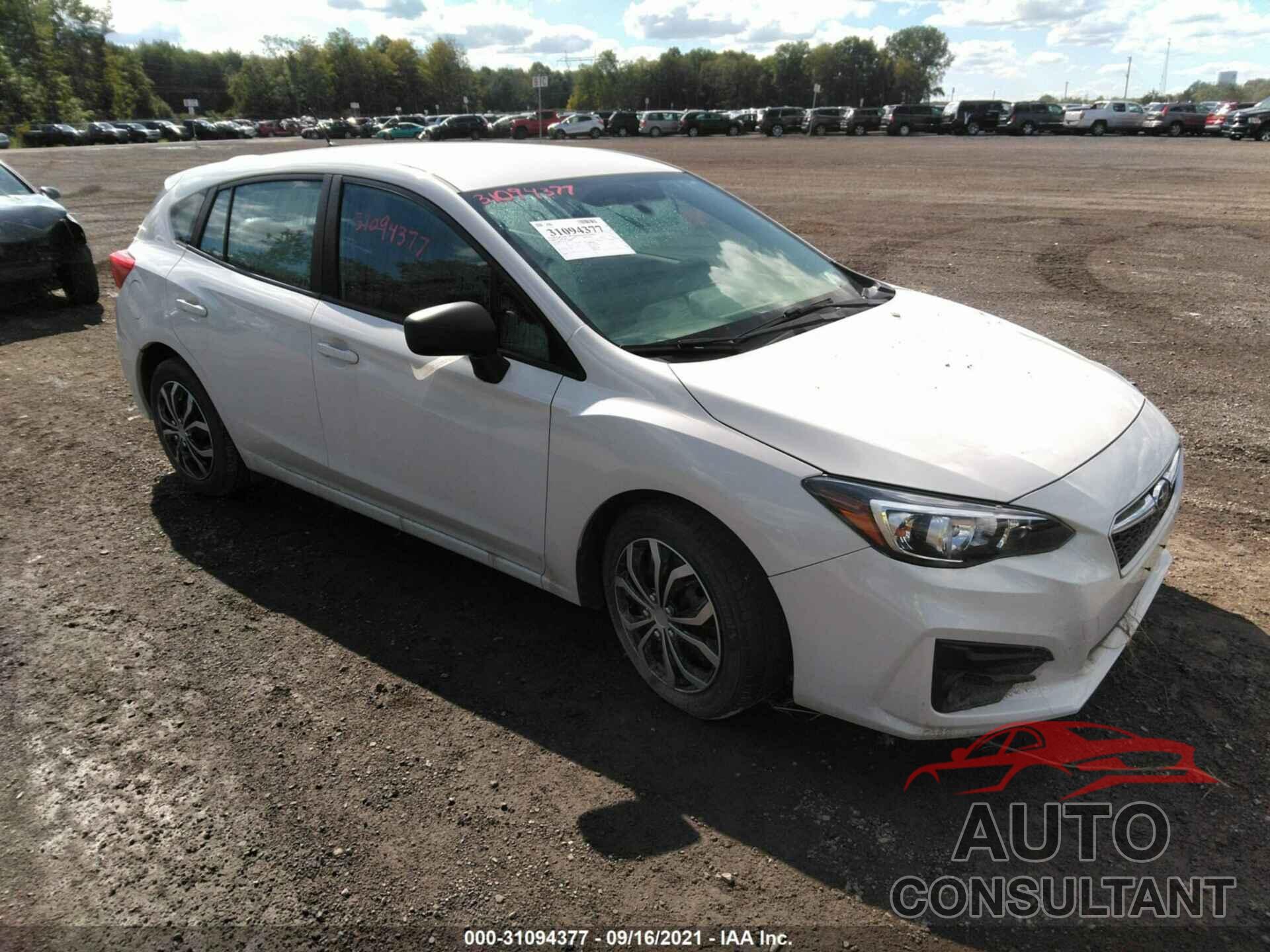 SUBARU IMPREZA 2018 - 4S3GTAA61J3709082