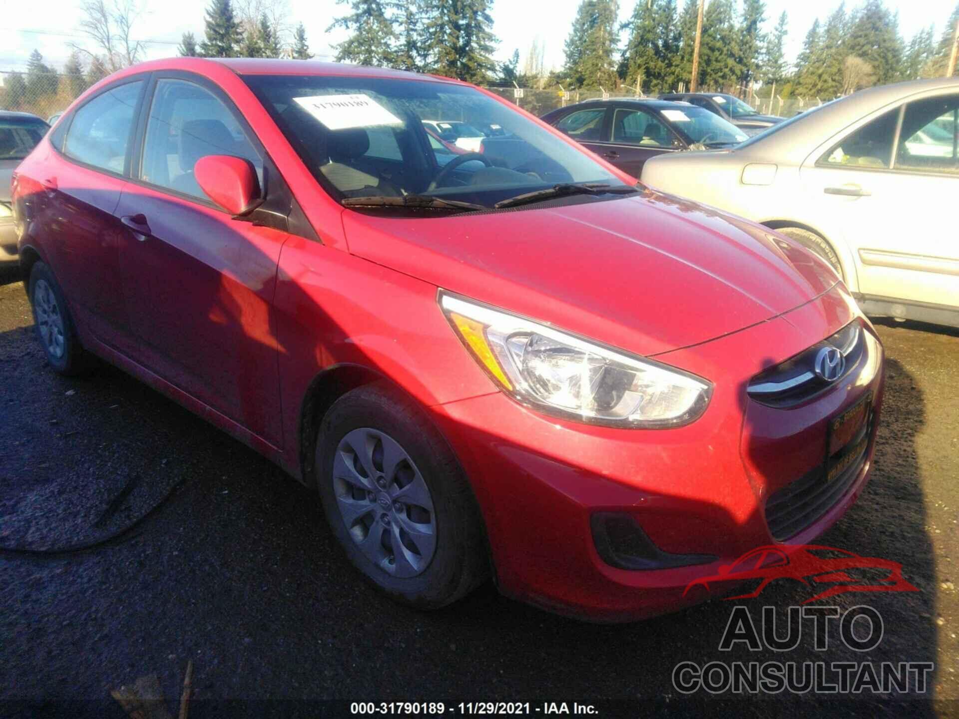 HYUNDAI ACCENT 2016 - KMHCT4AE7GU016801
