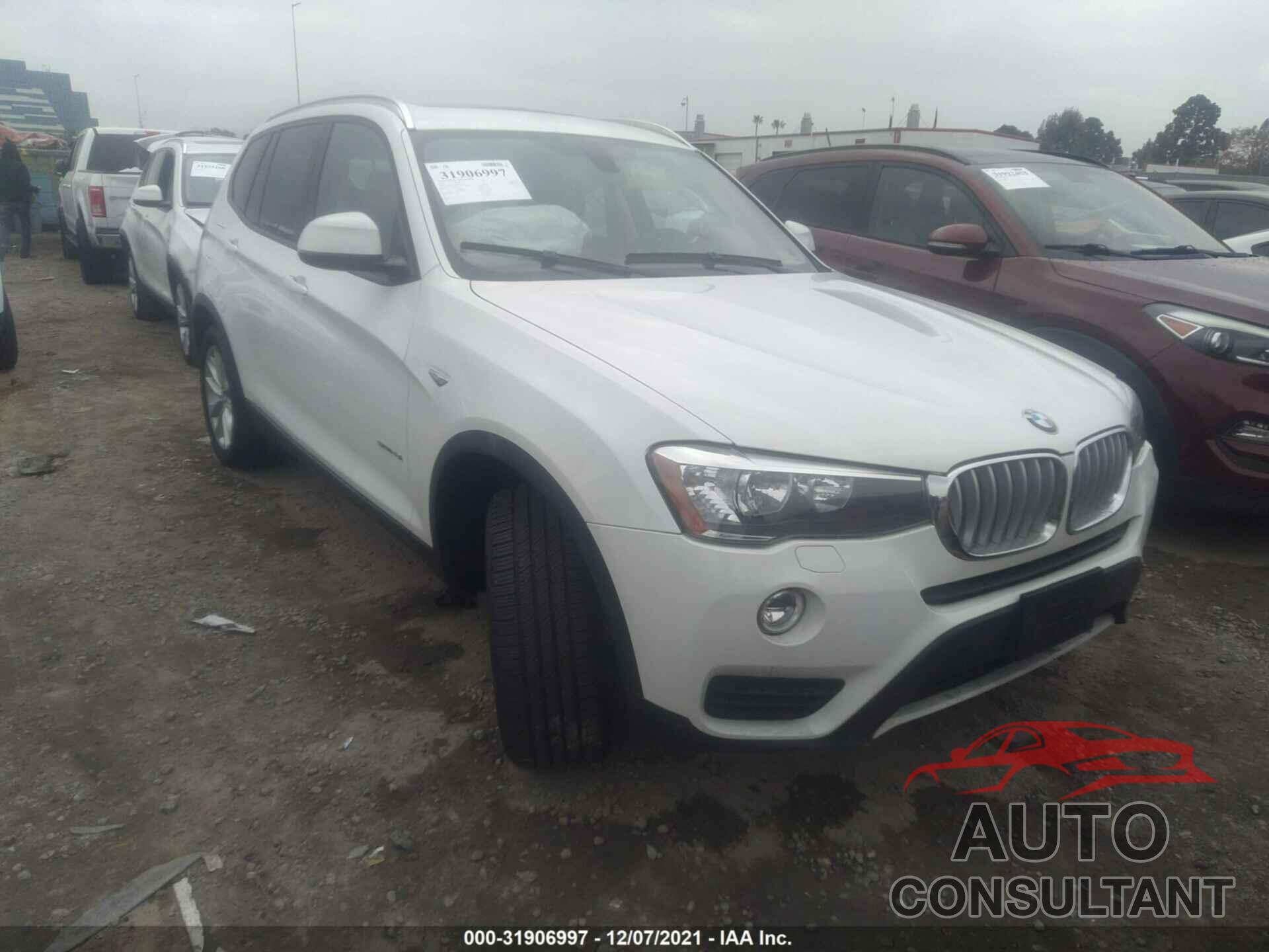 BMW X3 2017 - 5UXWZ7C38H0X40985