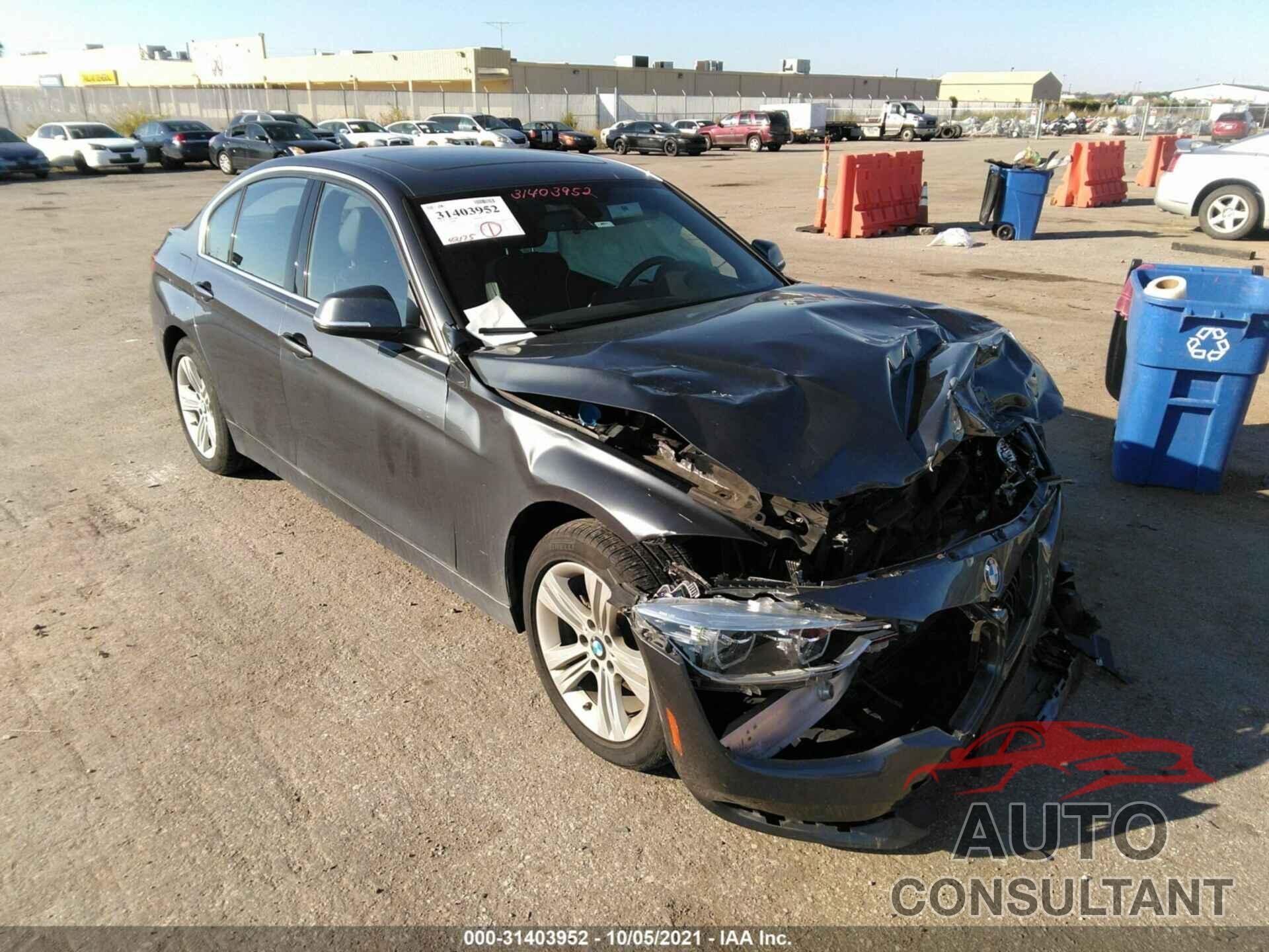 BMW 3 SERIES 2017 - WBA8D9G34HNU63427