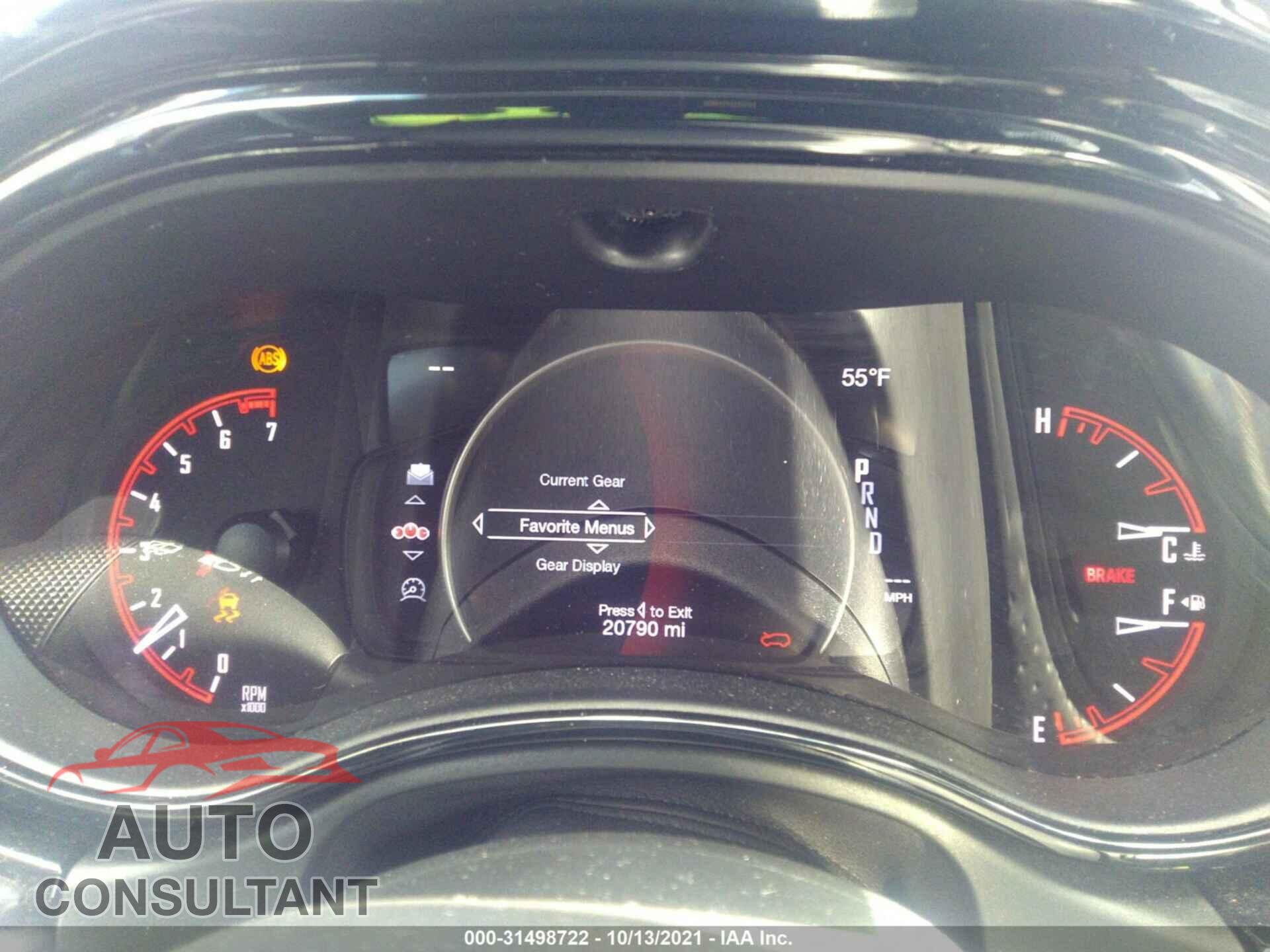 DODGE DURANGO 2021 - 1C4RDJDG6MC634071
