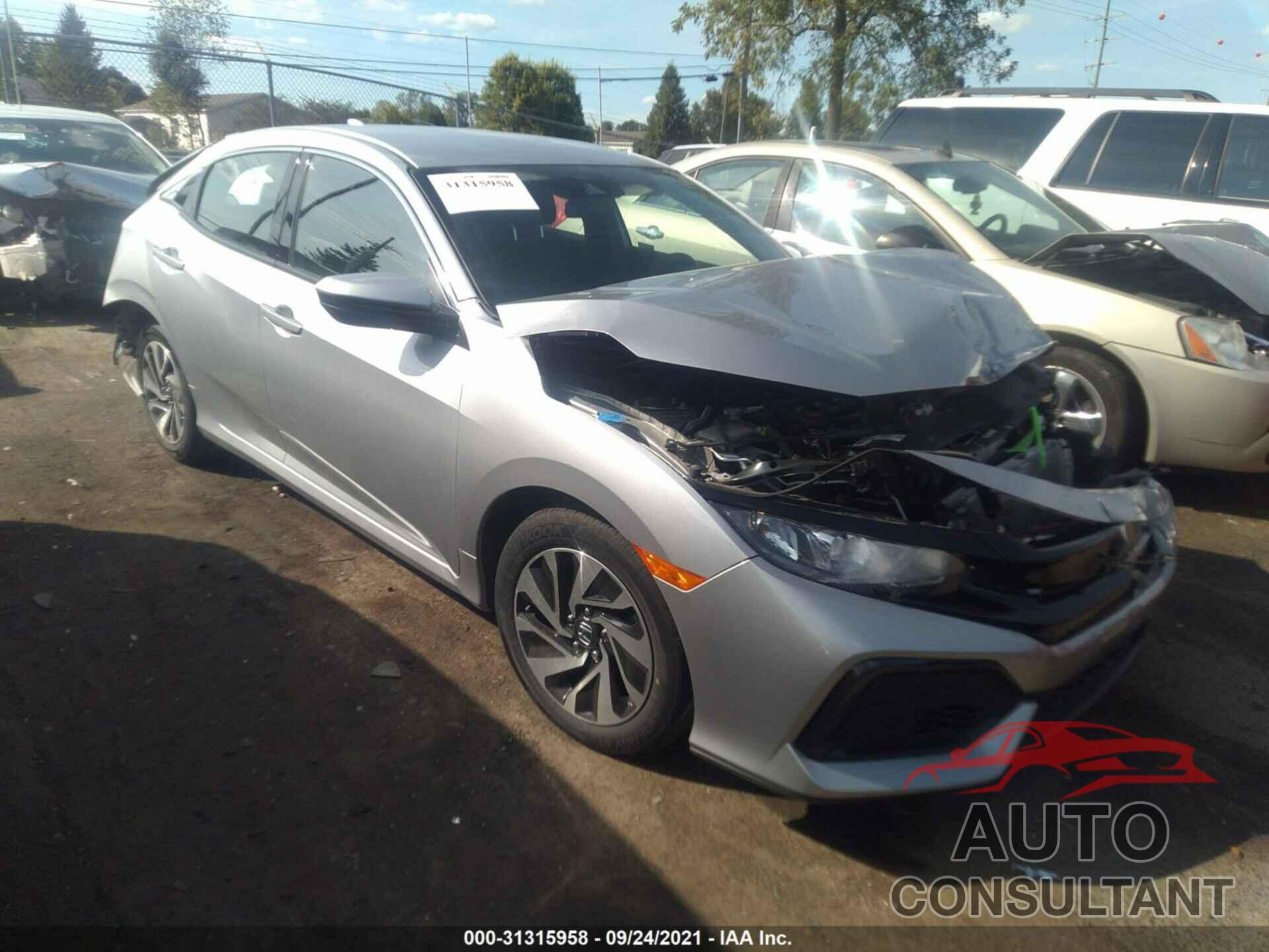 HONDA CIVIC HATCHBACK 2019 - SHHFK7H37KU214479