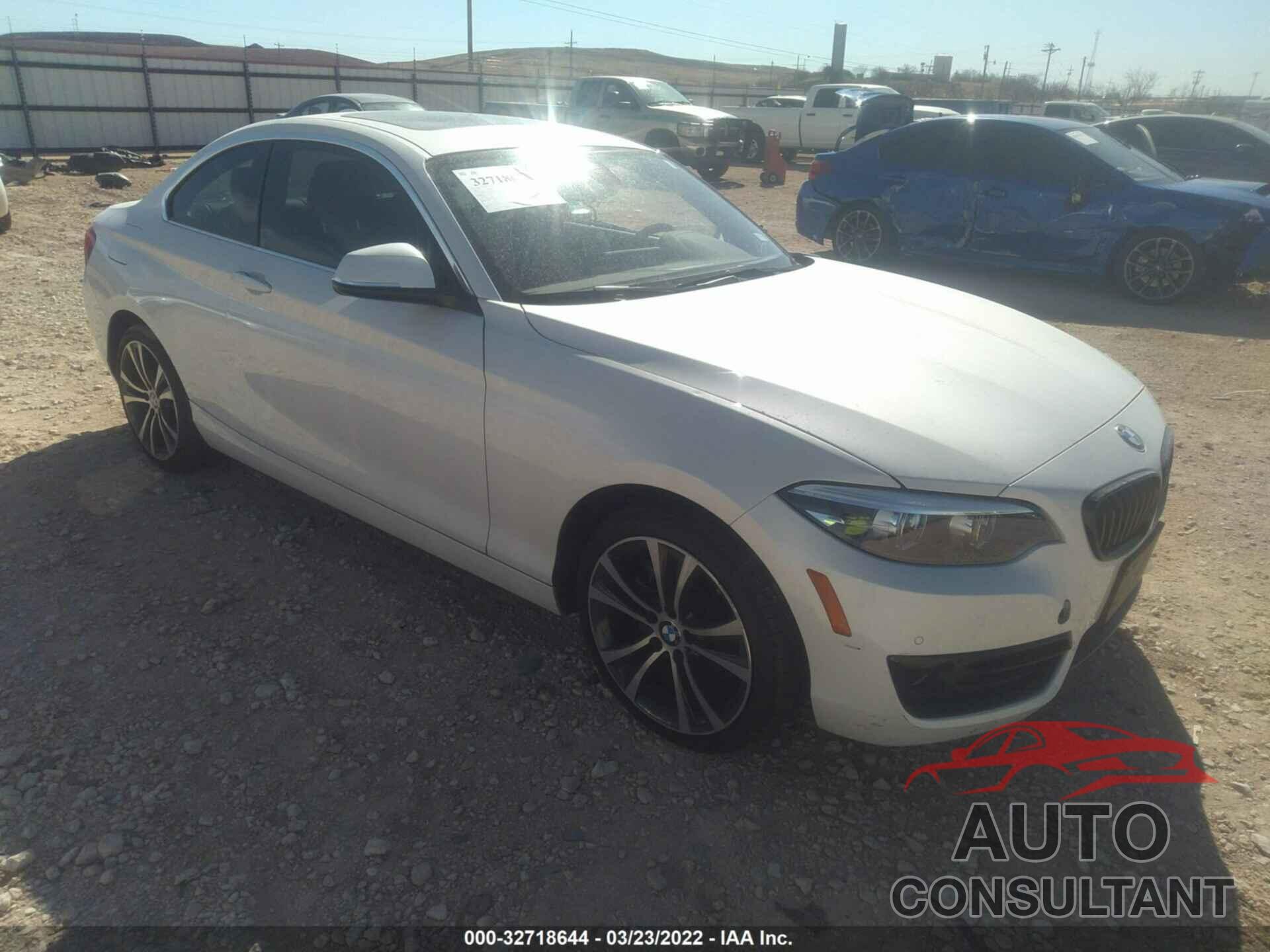 BMW 2 SERIES 2019 - WBA2J1C56KVD10078