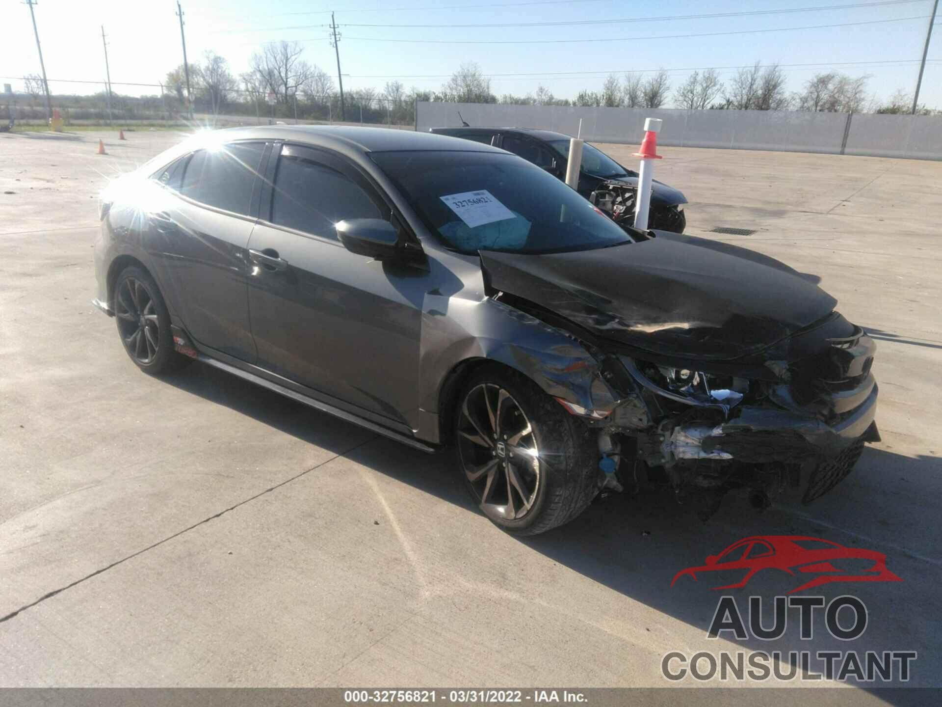 HONDA CIVIC HATCHBACK 2018 - SHHFK7H41JU216347