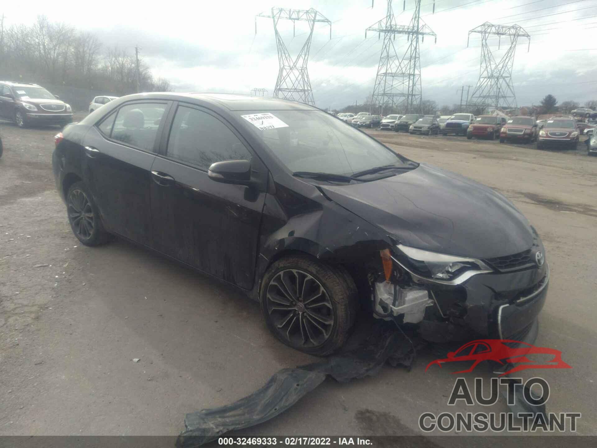 TOYOTA COROLLA 2016 - 2T1BURHE3GC494288