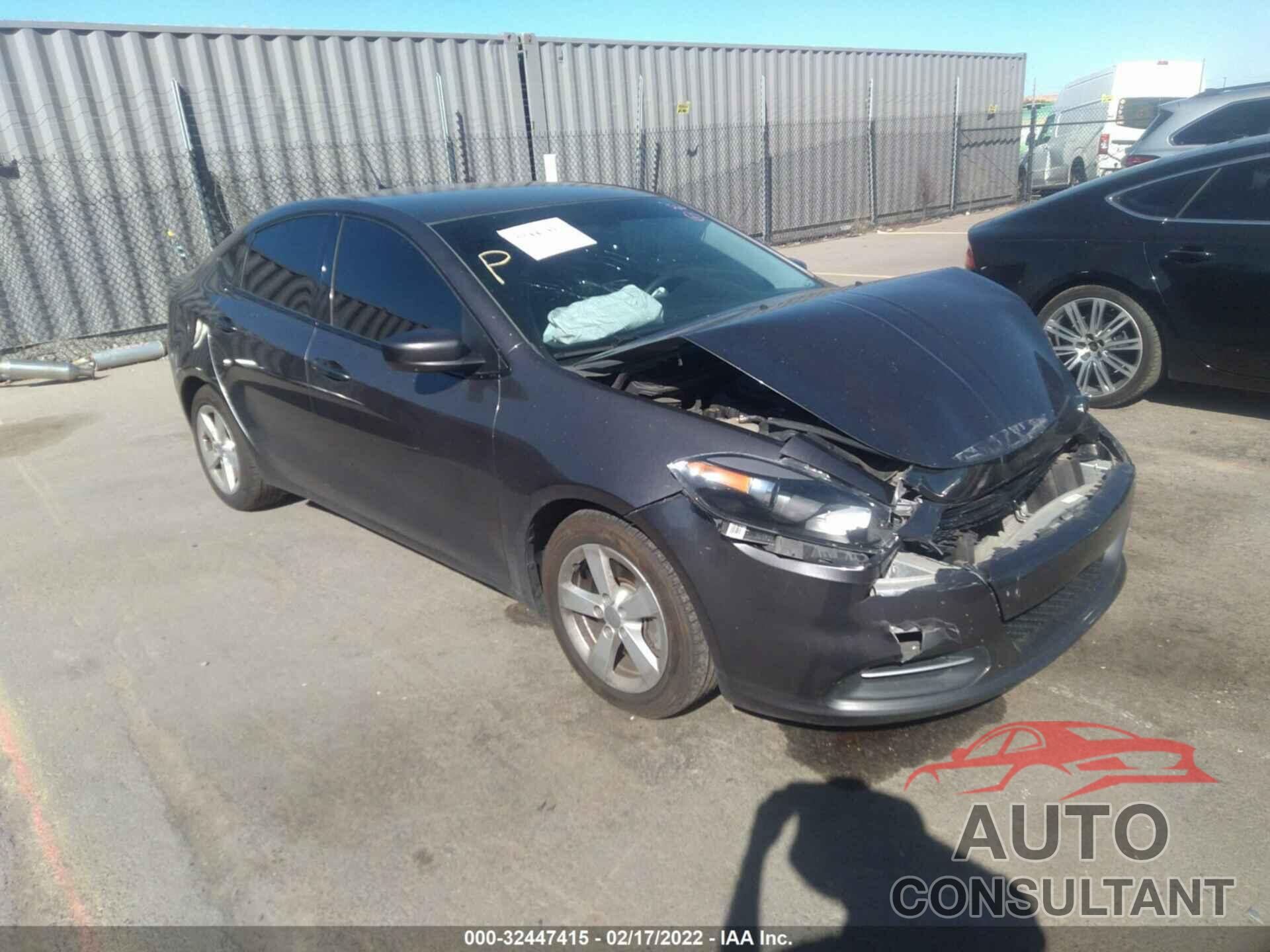 DODGE DART 2016 - 1C3CDFBB8GD680899