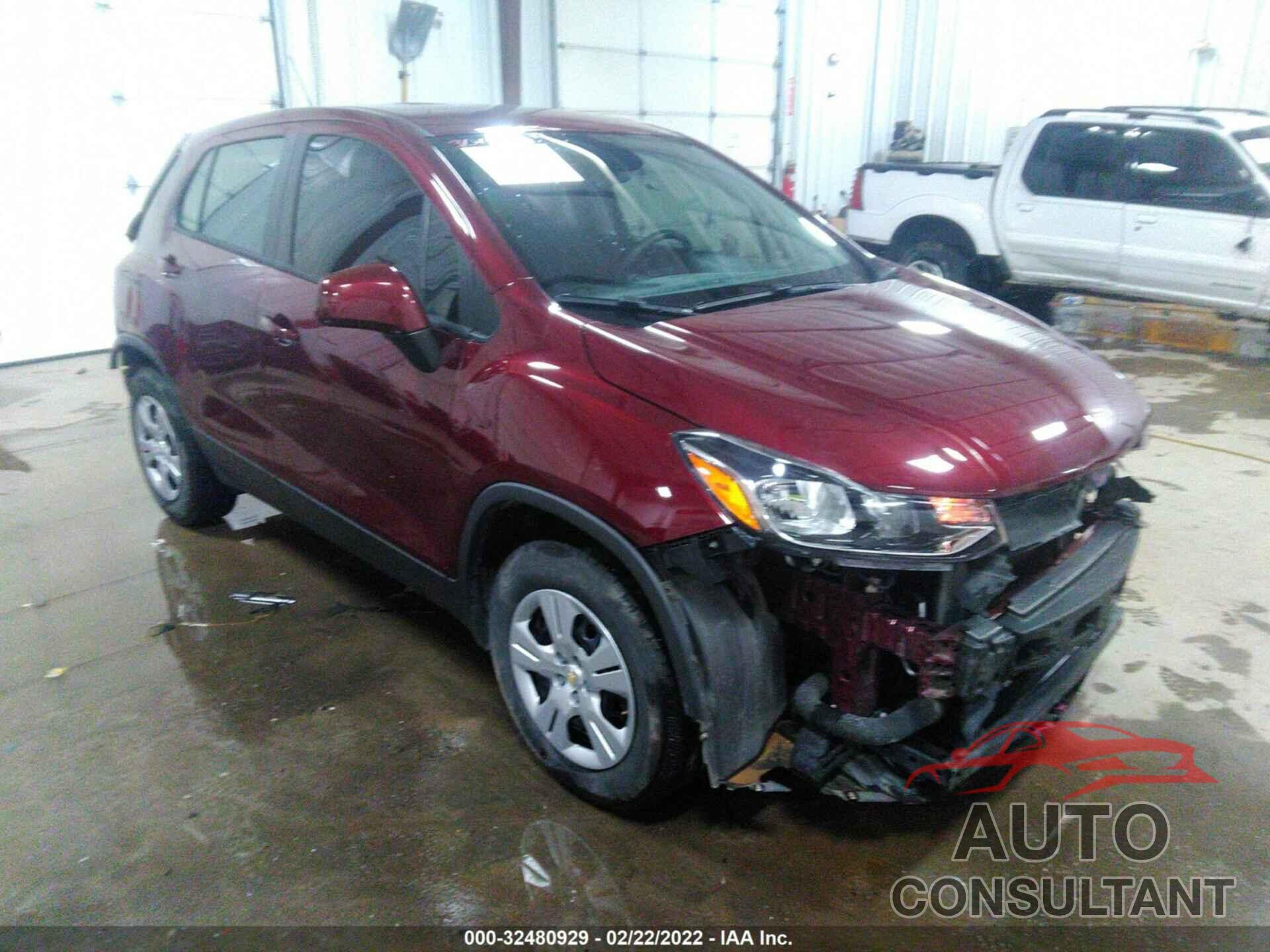 CHEVROLET TRAX 2017 - 3GNCJKSB2HL175408