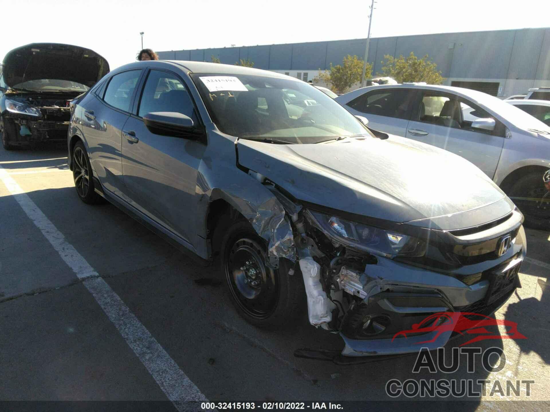 HONDA CIVIC HATCHBACK 2021 - SHHFK7H43MU422192