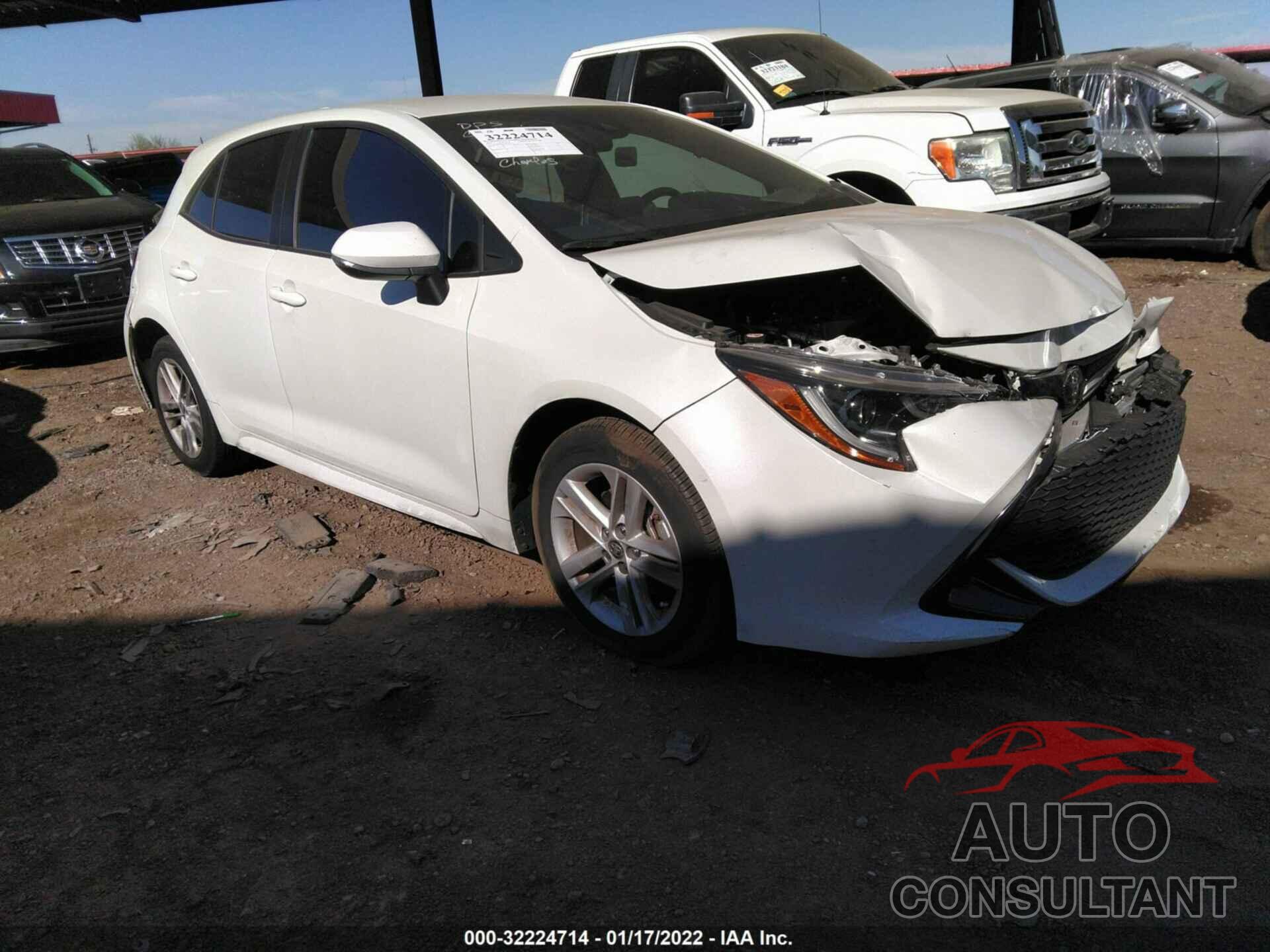 TOYOTA COROLLA HATCHBACK 2019 - JTNK4RBE2K3071577