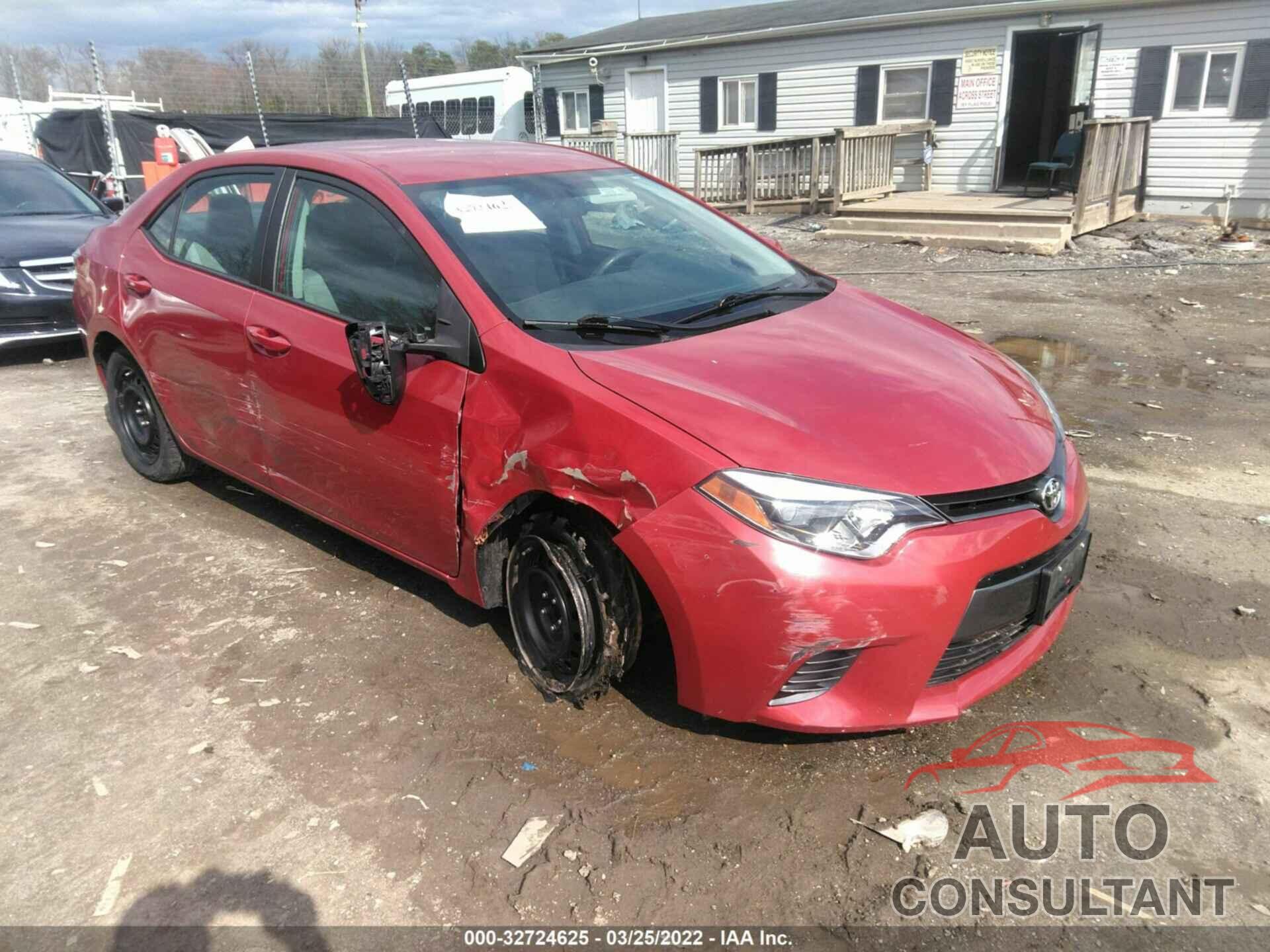 TOYOTA COROLLA 2016 - 5YFBURHE9GP490780