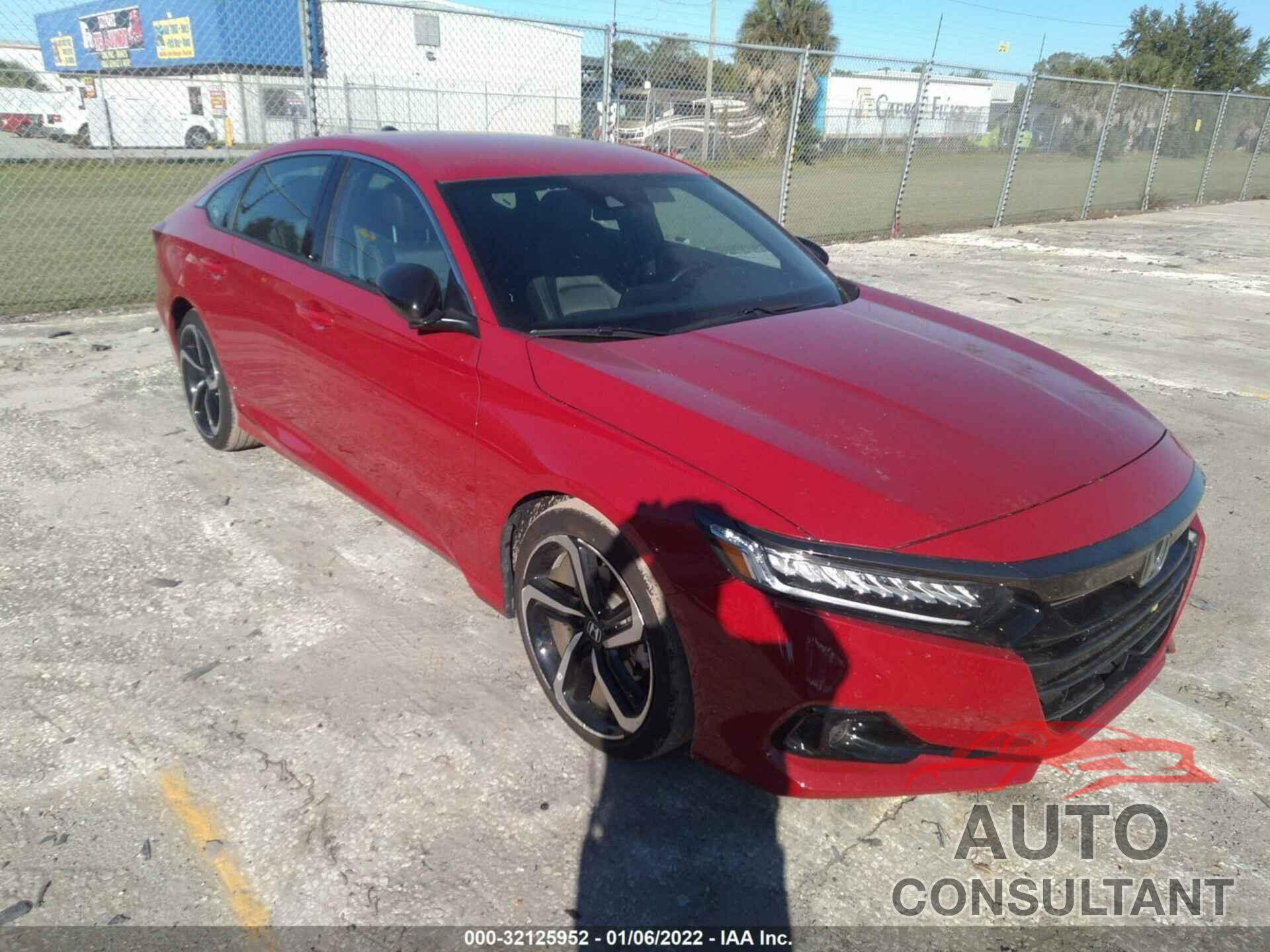 HONDA ACCORD SEDAN 2021 - 1HGCV1F31MA061378