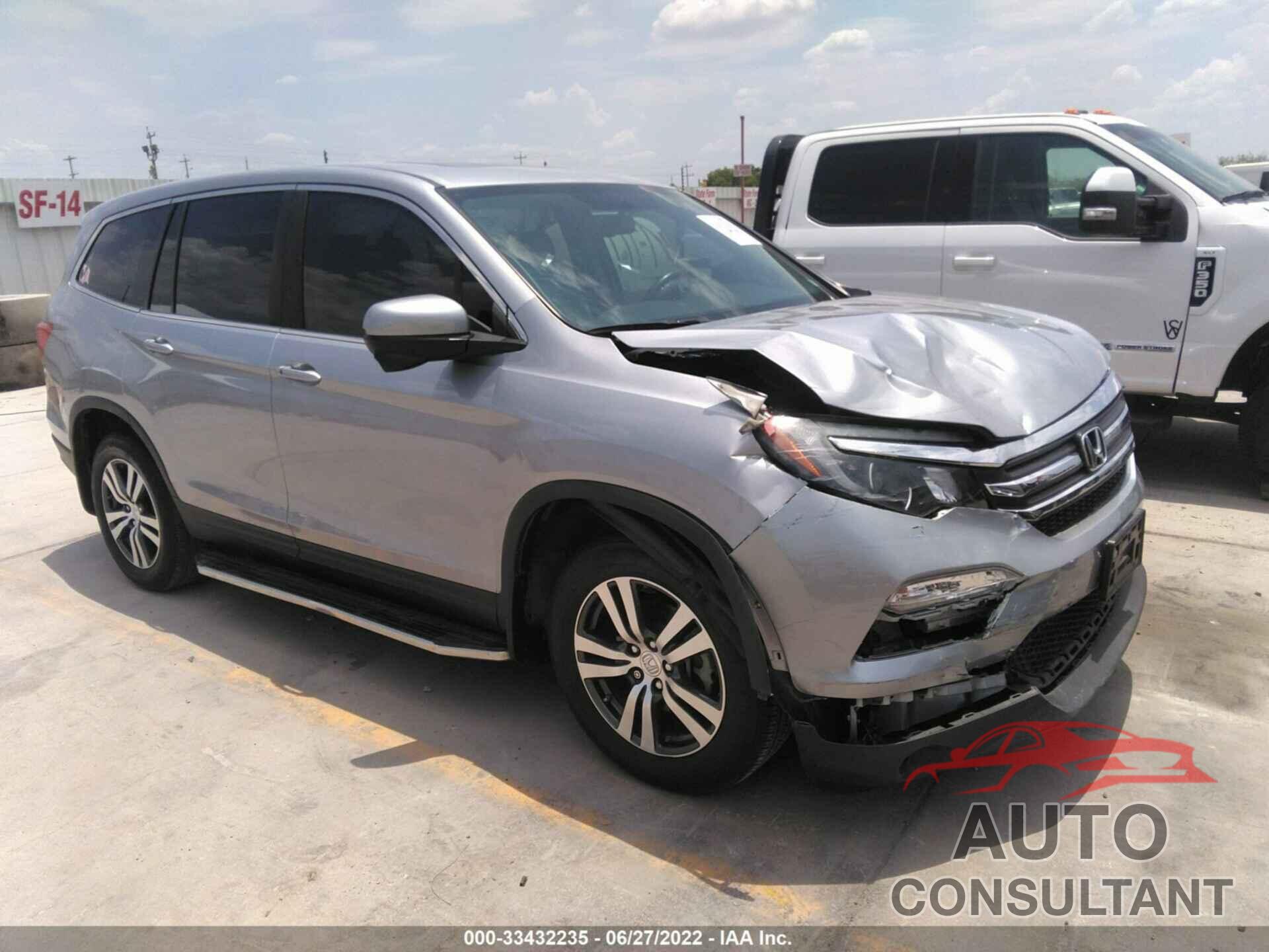 HONDA PILOT 2018 - 5FNYF5H57JB025155