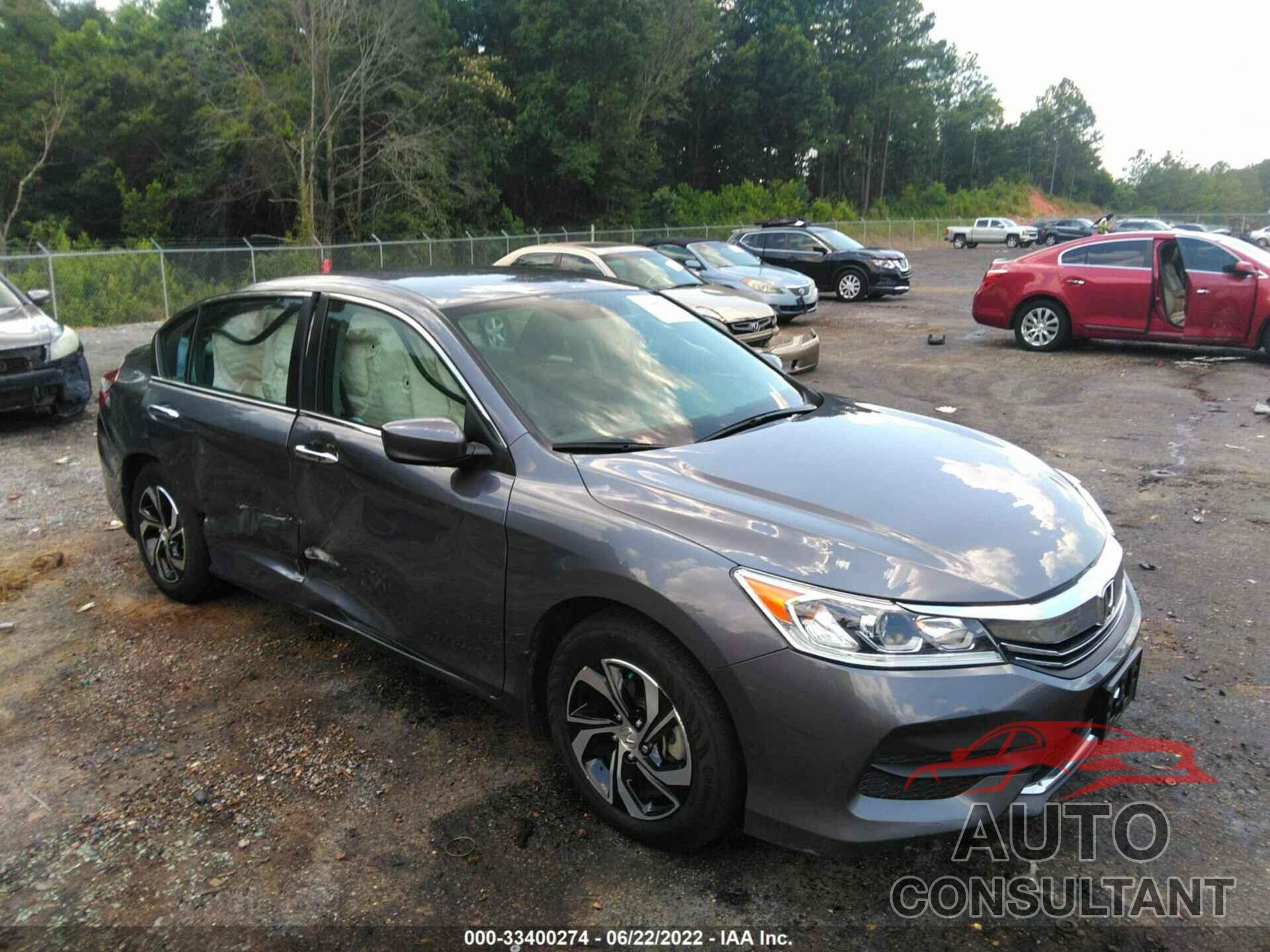 HONDA ACCORD SEDAN 2016 - 1HGCR2F39GA077567