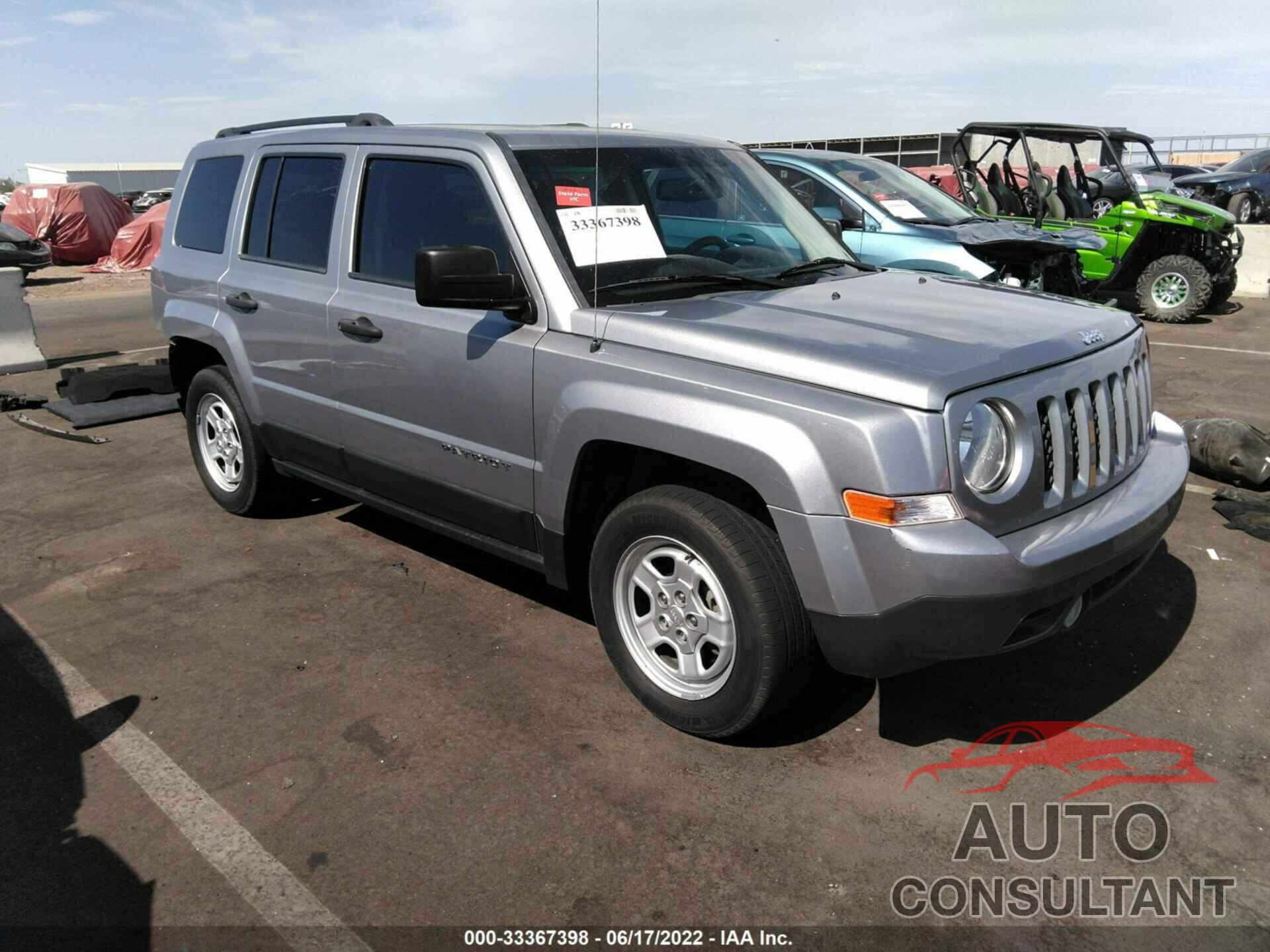 JEEP PATRIOT 2016 - 1C4NJPBB9GD807887