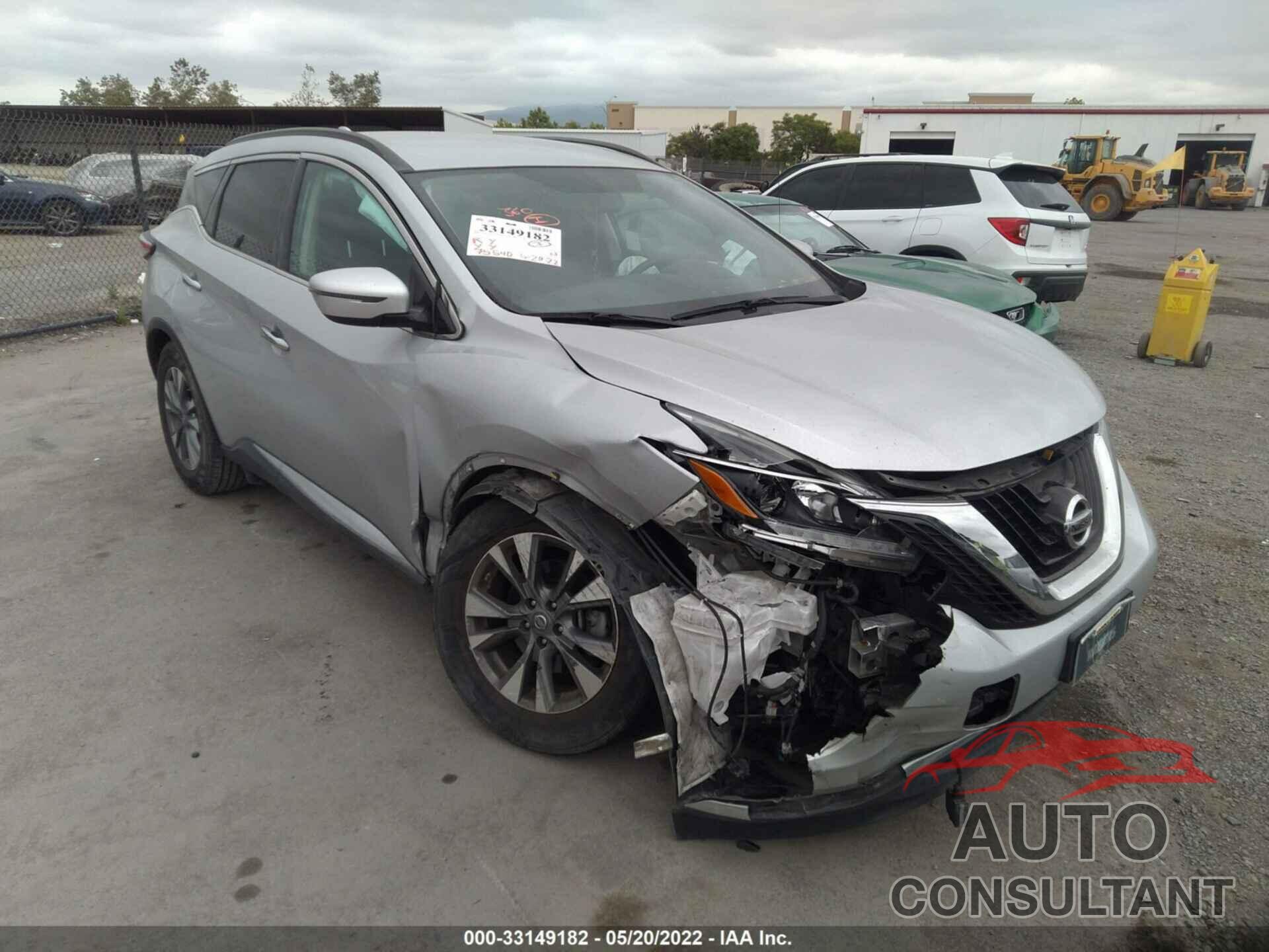 NISSAN MURANO 2018 - 5N1AZ2MG8JN122554