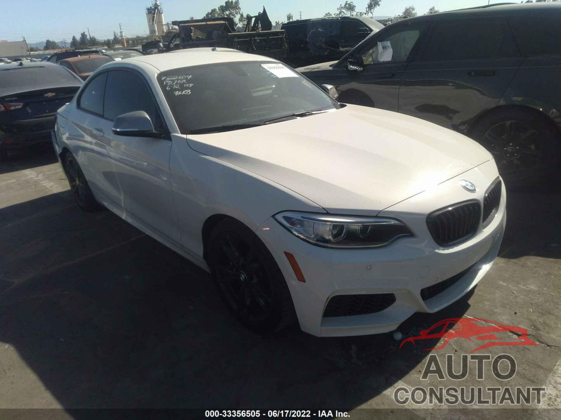 BMW 2 SERIES 2017 - WBA2G1C34HV639073