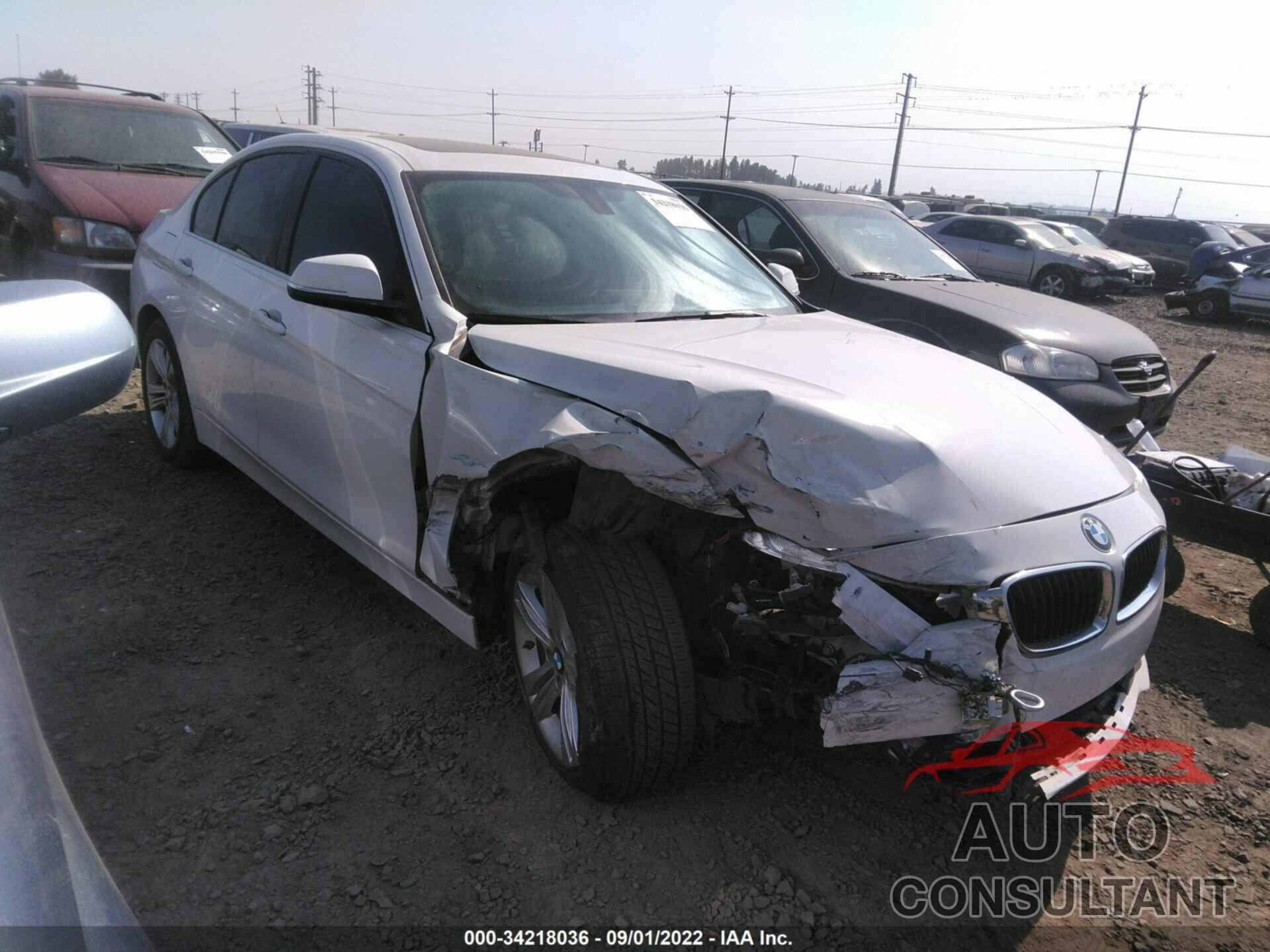 BMW 3 SERIES 2017 - WBA8D9G5XHNU60212