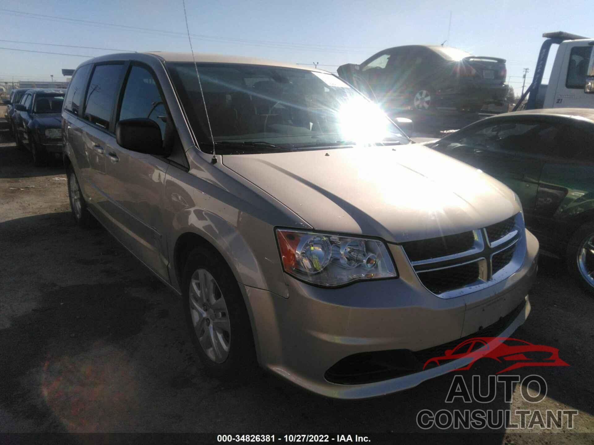 DODGE GRAND CARAVAN 2016 - 2C4RDGBG5GR143122