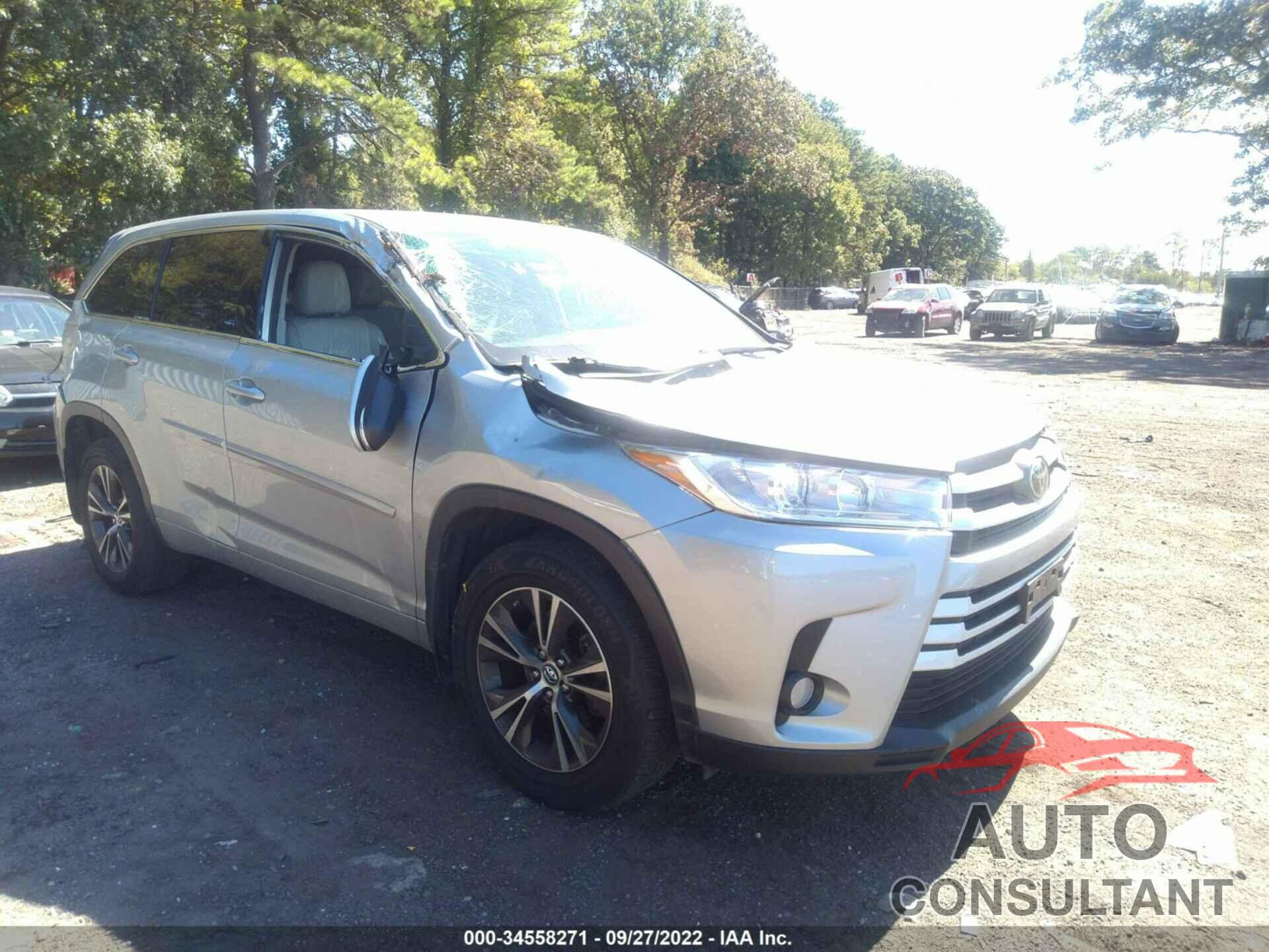 TOYOTA HIGHLANDER 2018 - 5TDBZRFH5JS903341