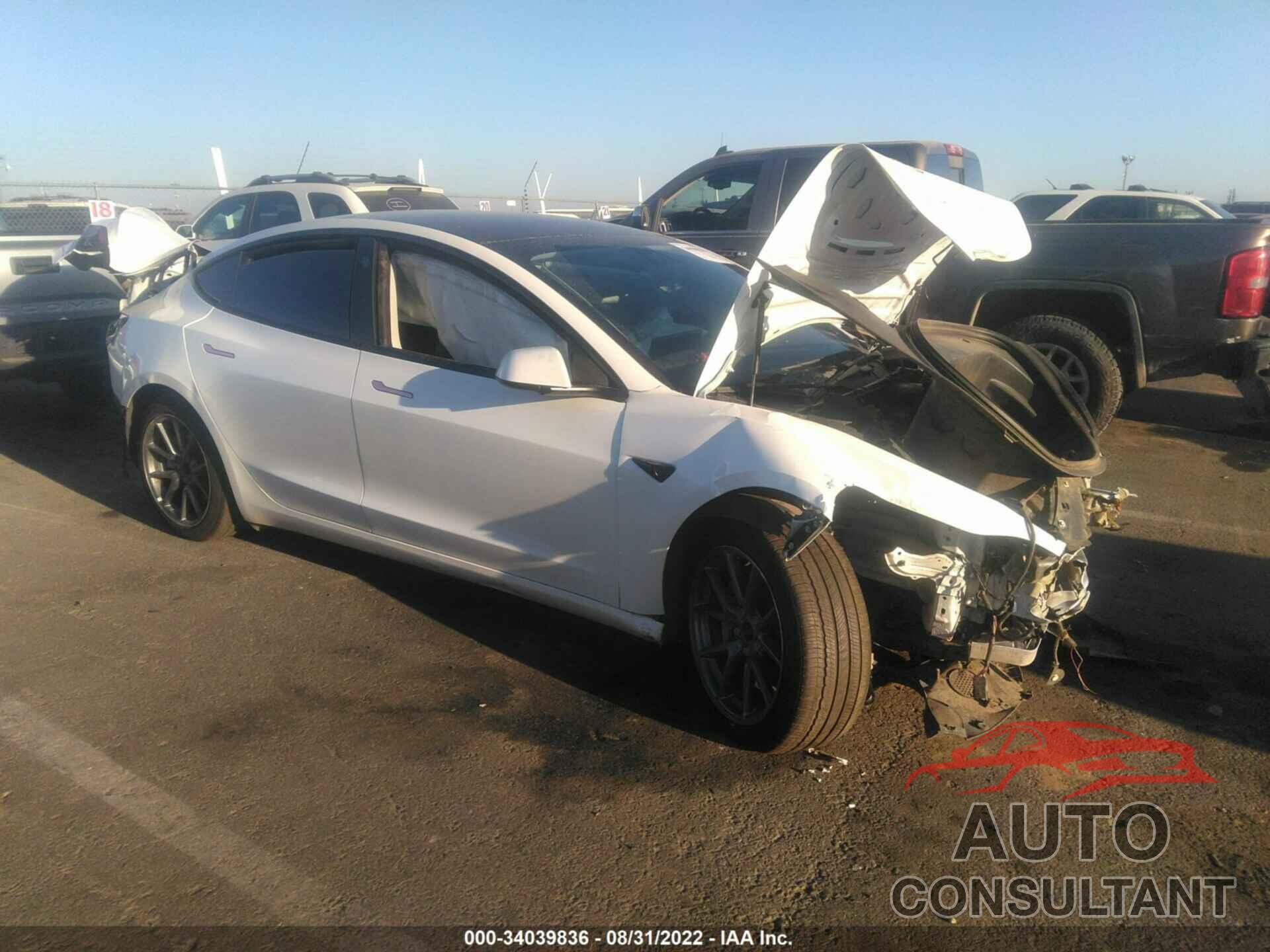 TESLA MODEL 3 2022 - 5YJ3E1EB3NF106983
