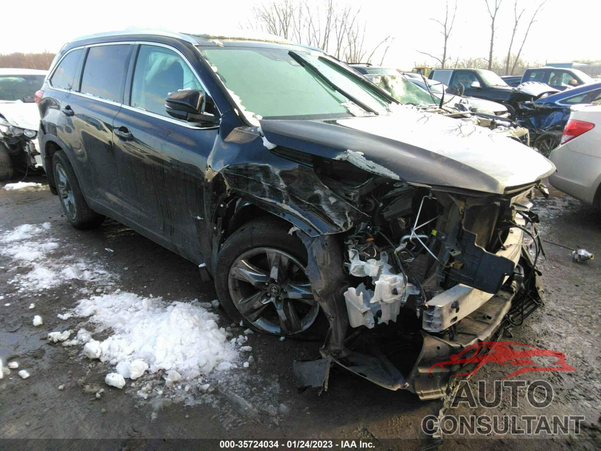 TOYOTA HIGHLANDER 2018 - 5TDDZRFHXJS494133