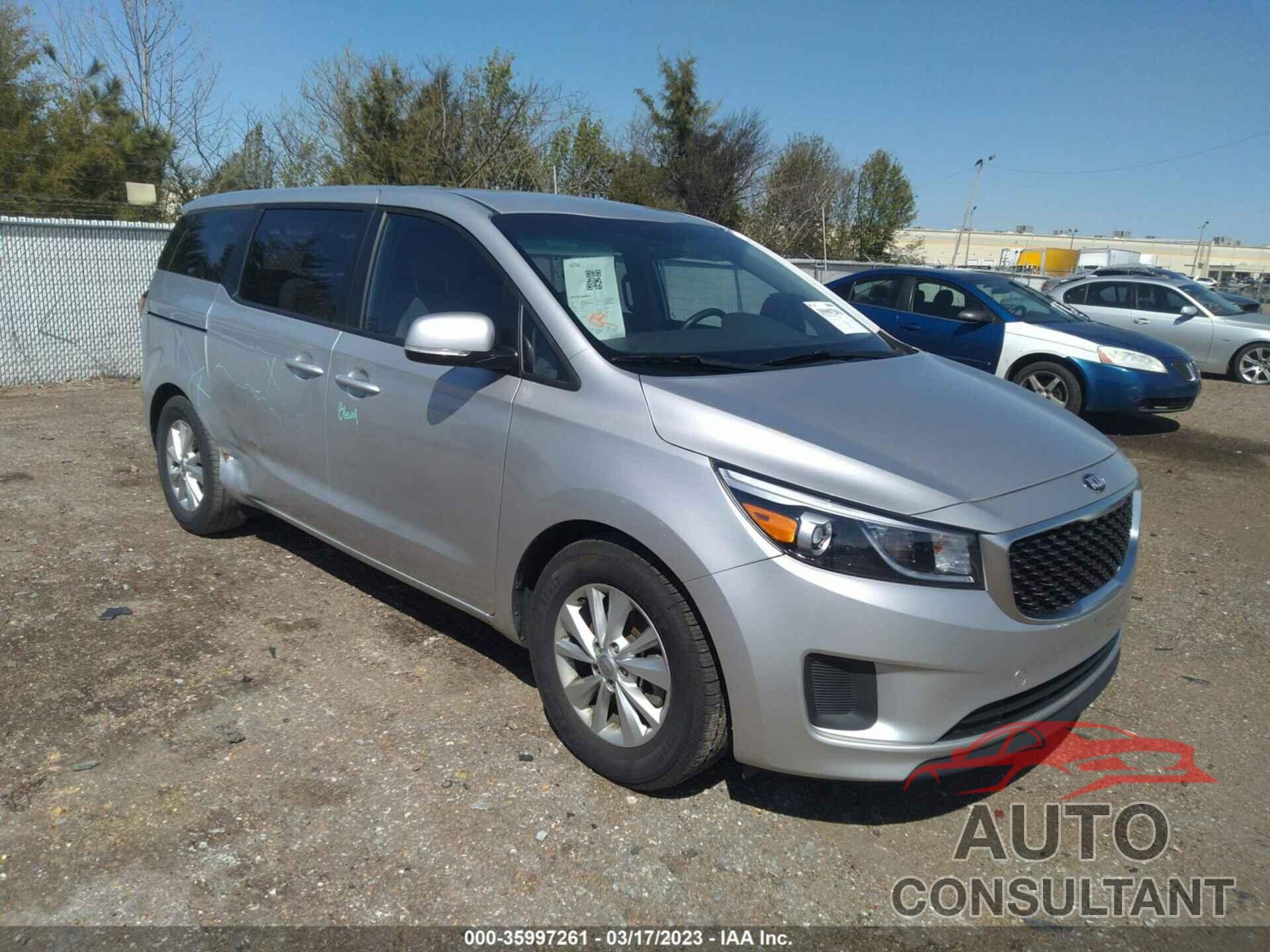 KIA SEDONA 2016 - KNDMA5C19G6144556