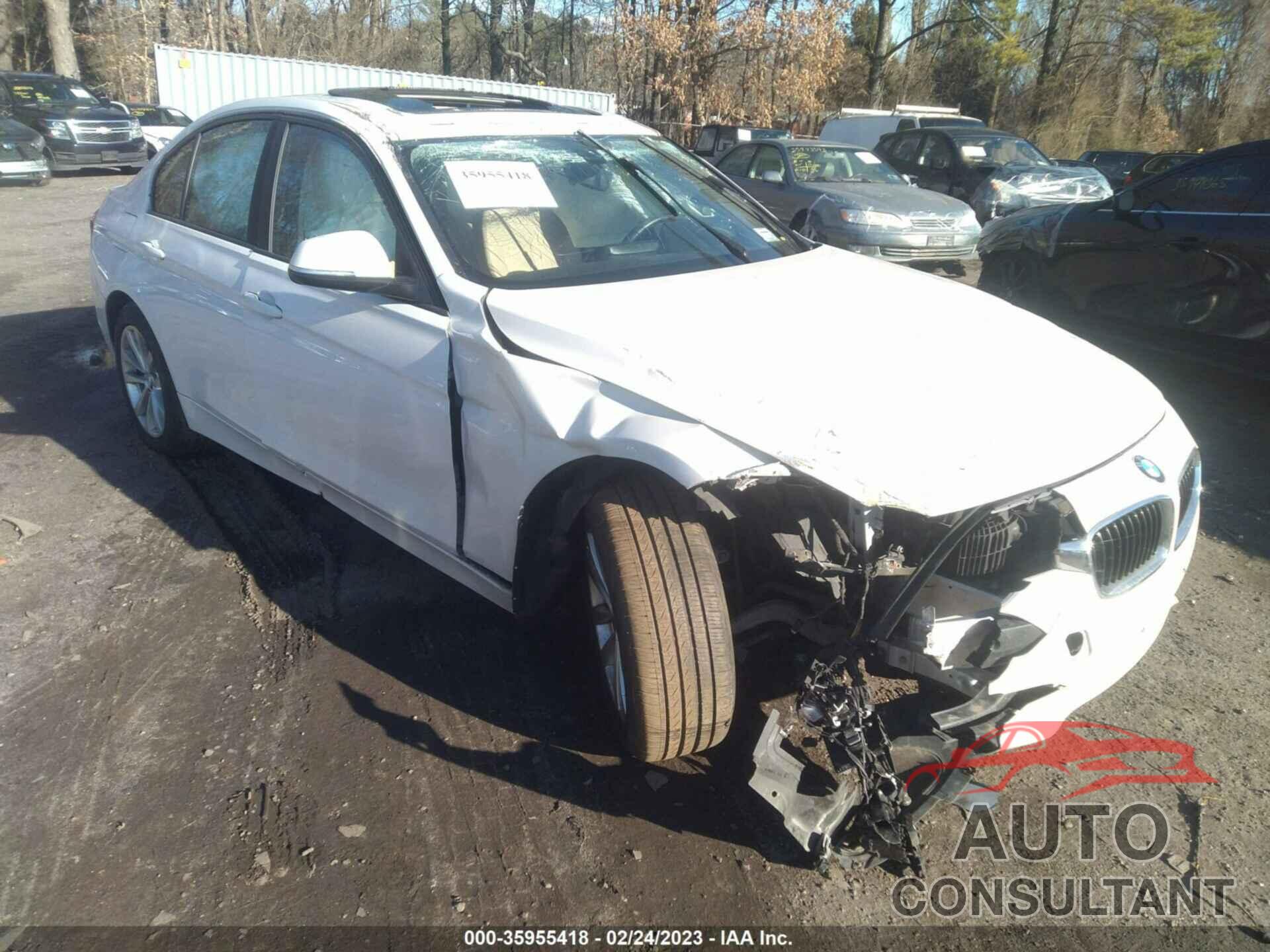 BMW 3 SERIES 2018 - WBA8E5G58JNU46983