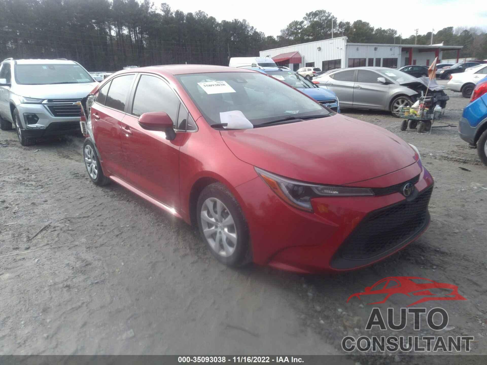 TOYOTA COROLLA 2020 - JTDEPRAE6LJ011065