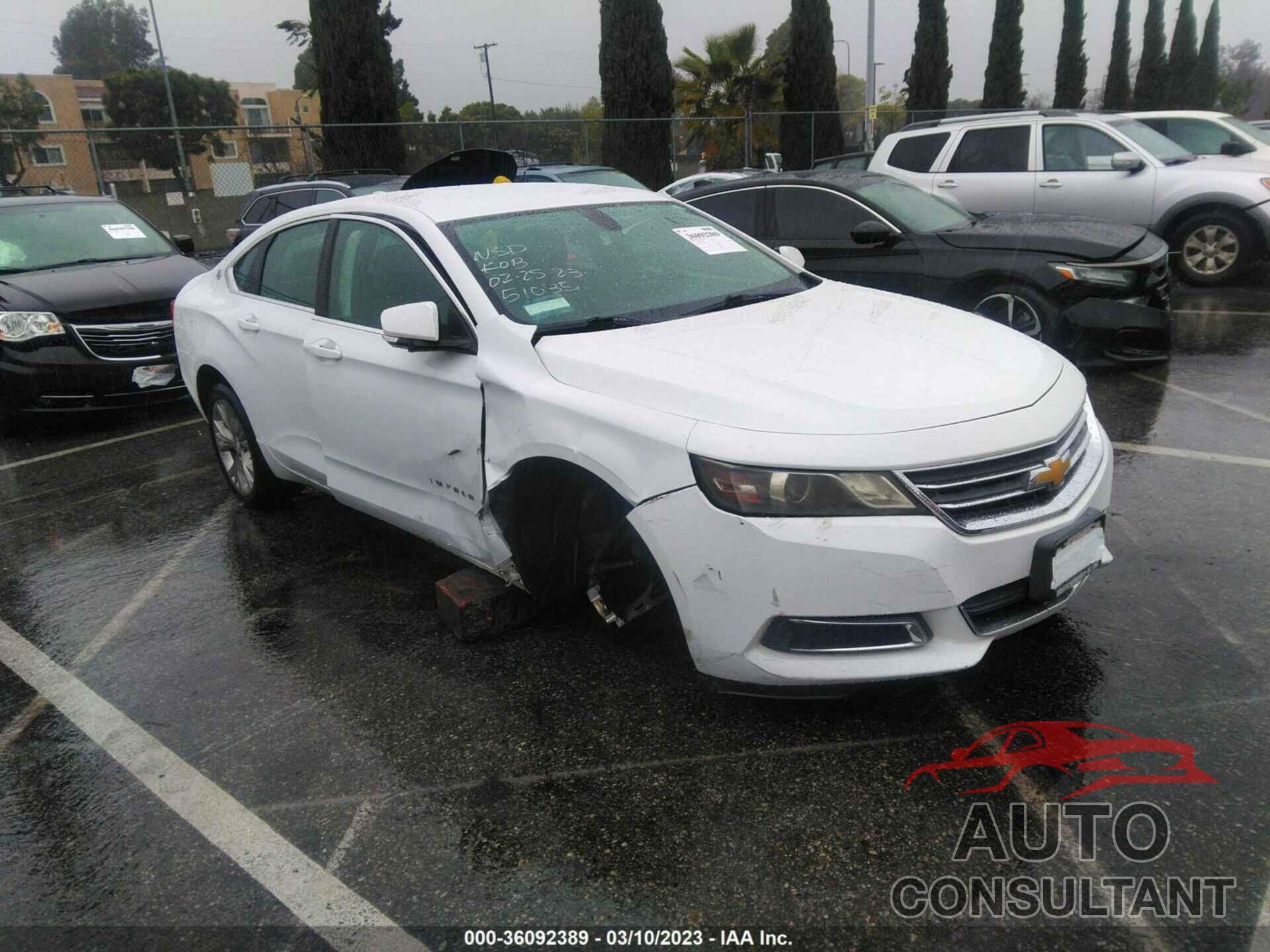 CHEVROLET IMPALA 2015 - 2G1125S36F9108651