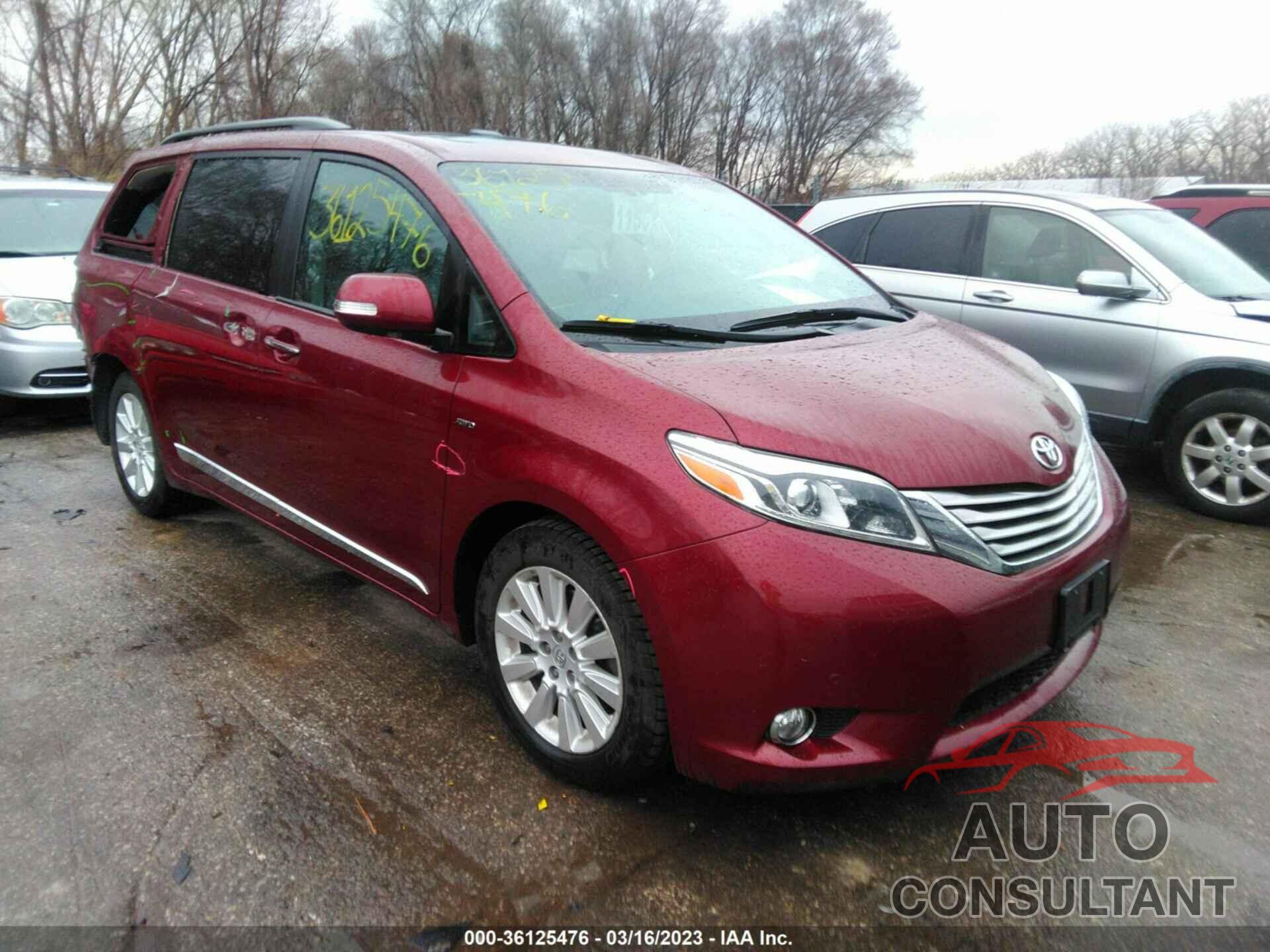 TOYOTA SIENNA 2016 - 5TDDK3DC5GS130431