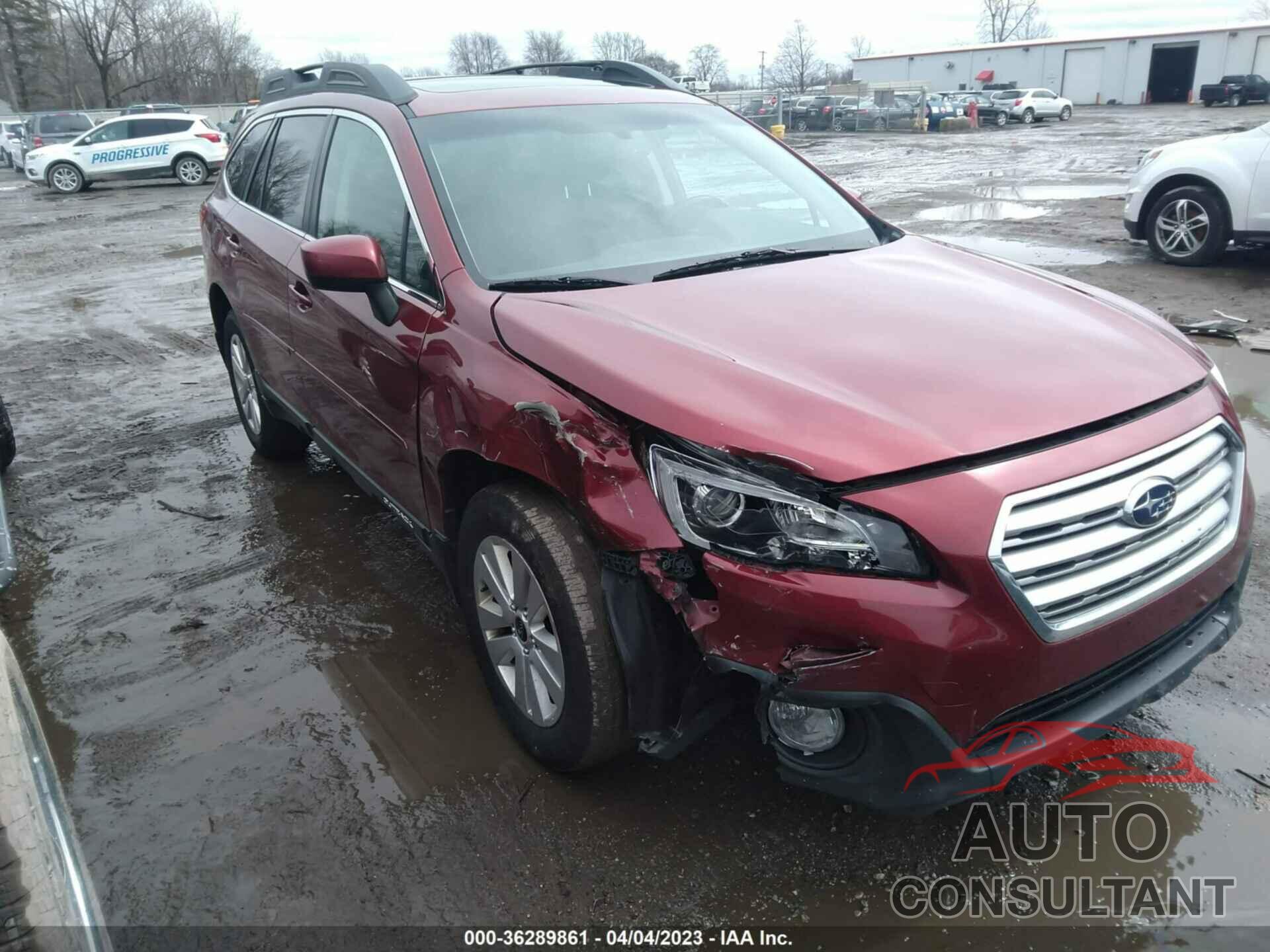 SUBARU OUTBACK 2016 - 4S4BSADC6G3206988