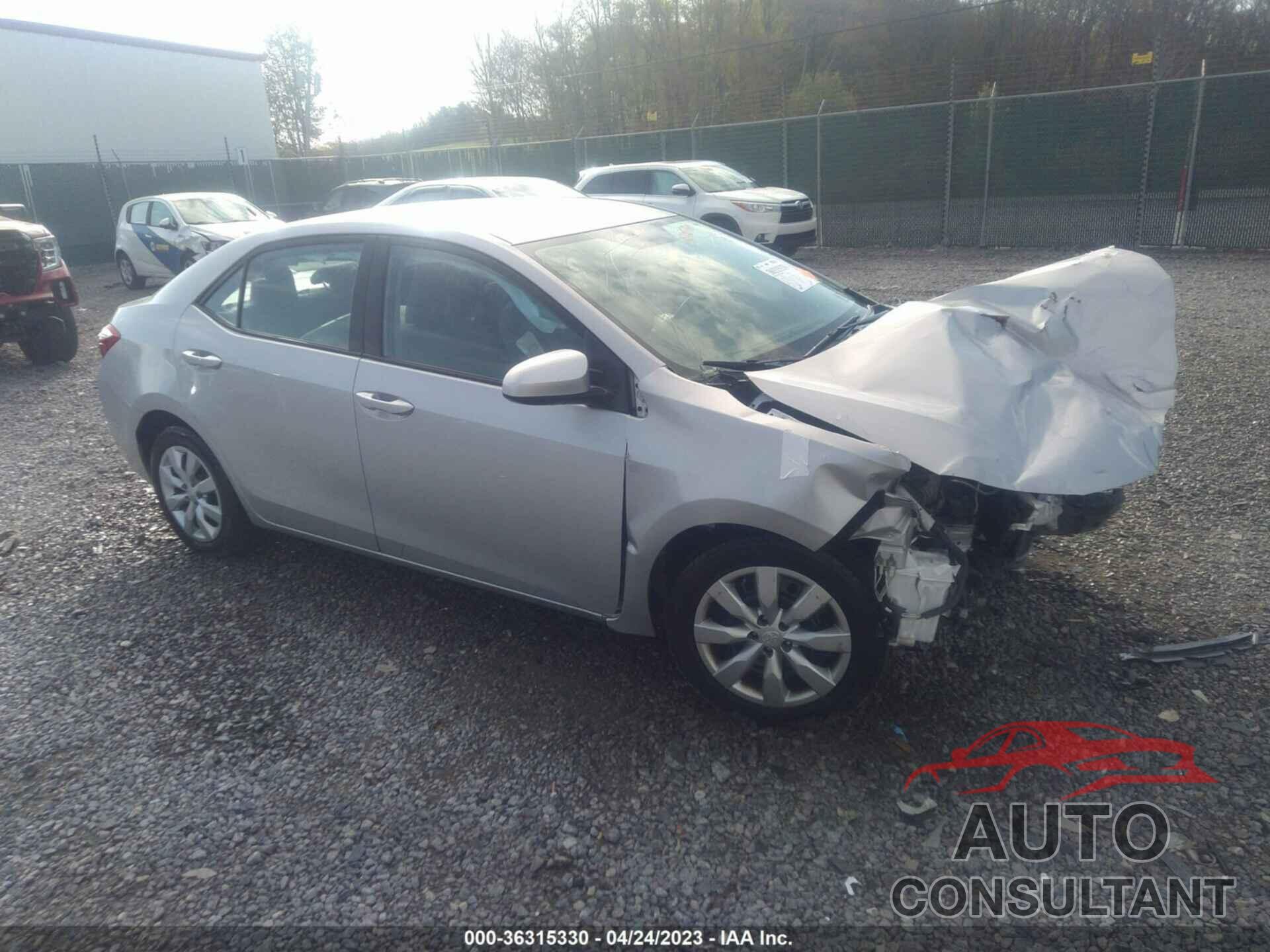 TOYOTA COROLLA 2016 - 2T1BURHE5GC487102