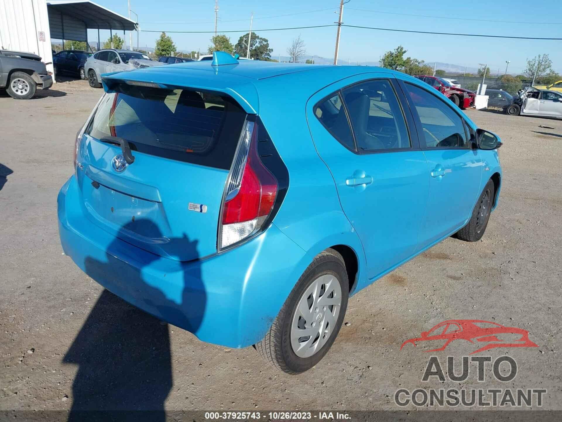 TOYOTA PRIUS C 2016 - JTDKDTB34G1120197