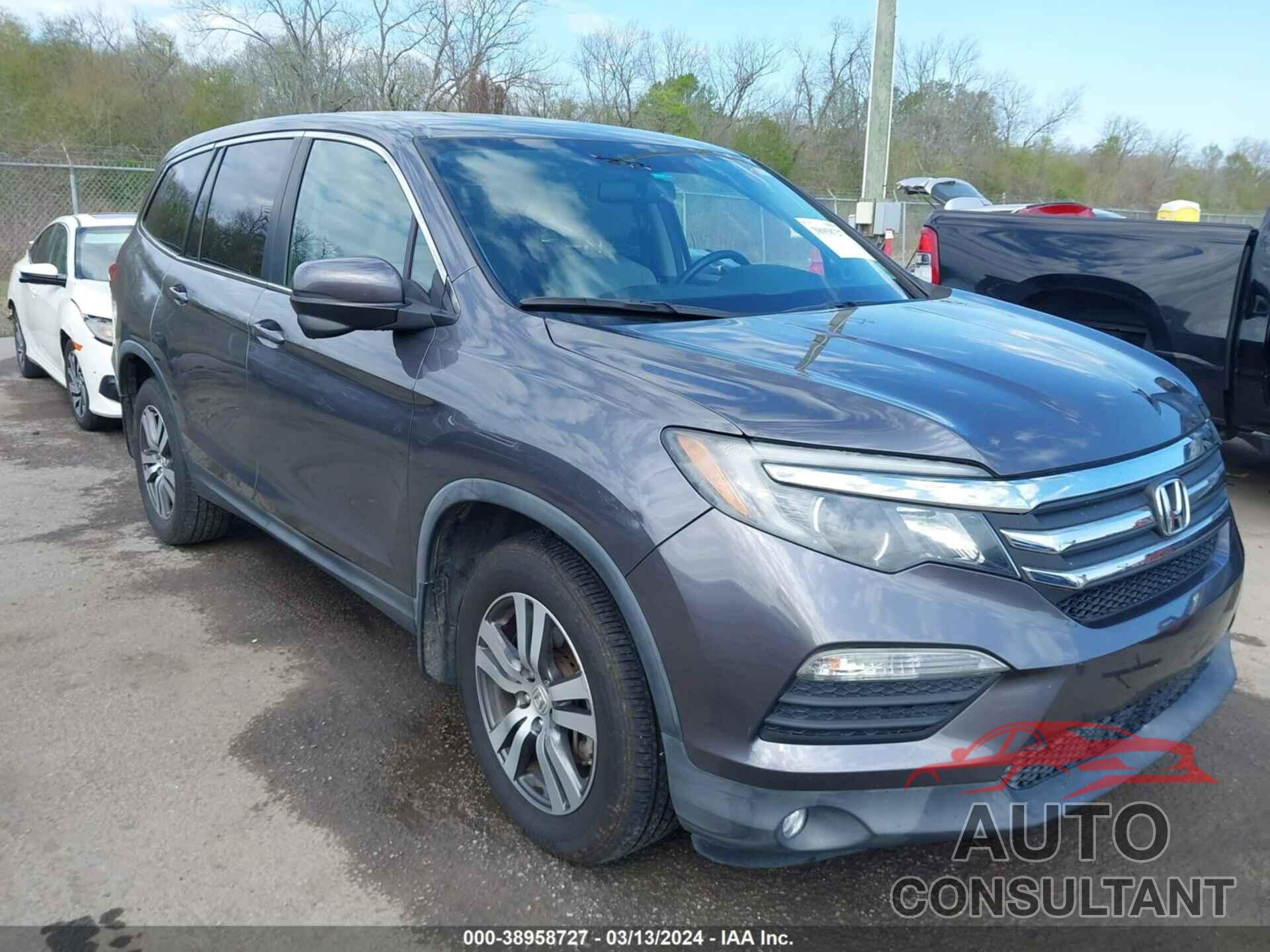 HONDA PILOT 2017 - 5FNYF5H59HB013163