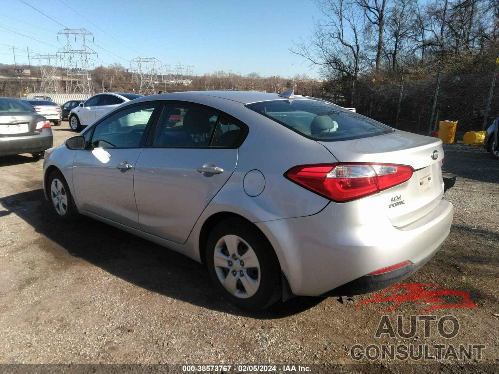 KIA FORTE 2016 - KNAFK4A65G5524284