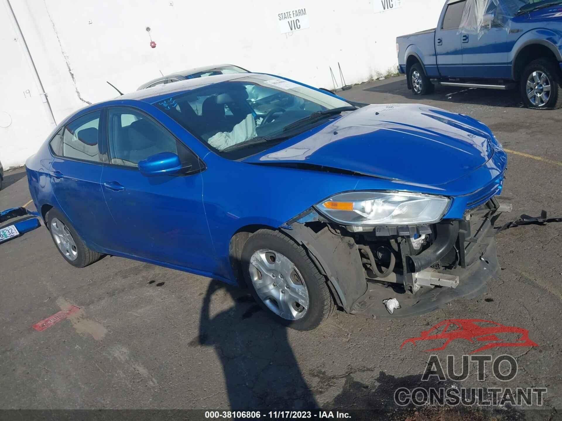 DODGE DART 2015 - 1C3CDFAA1FD345782