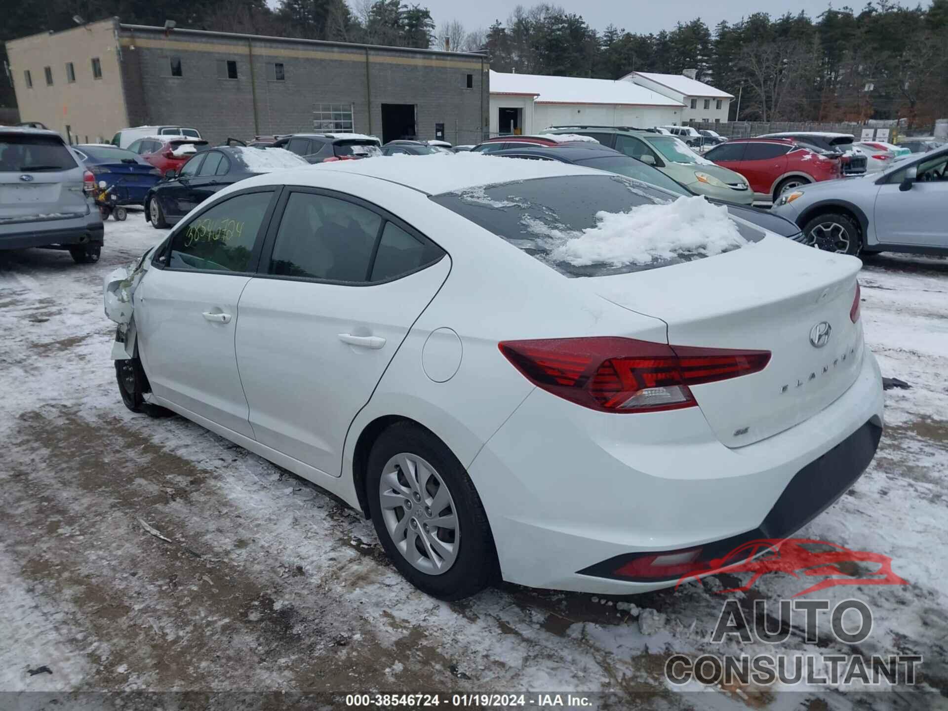 HYUNDAI ELANTRA 2019 - 5NPD74LFXKH488948