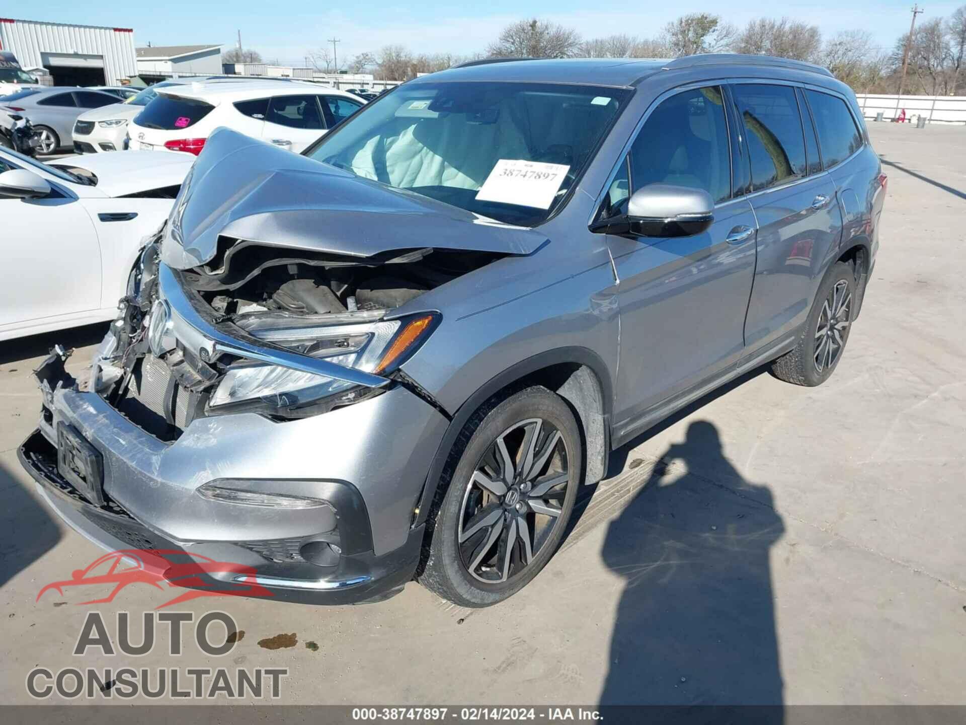 HONDA PILOT 2019 - 5FNYF6H05KB072146
