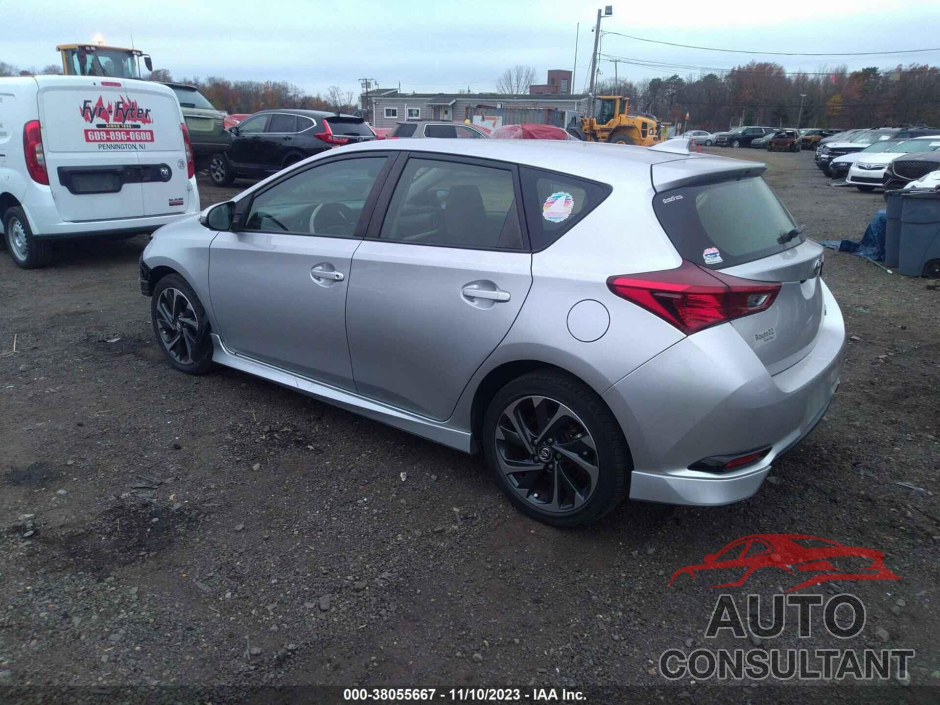 TOYOTA COROLLA IM 2017 - JTNKARJE6HJ529233