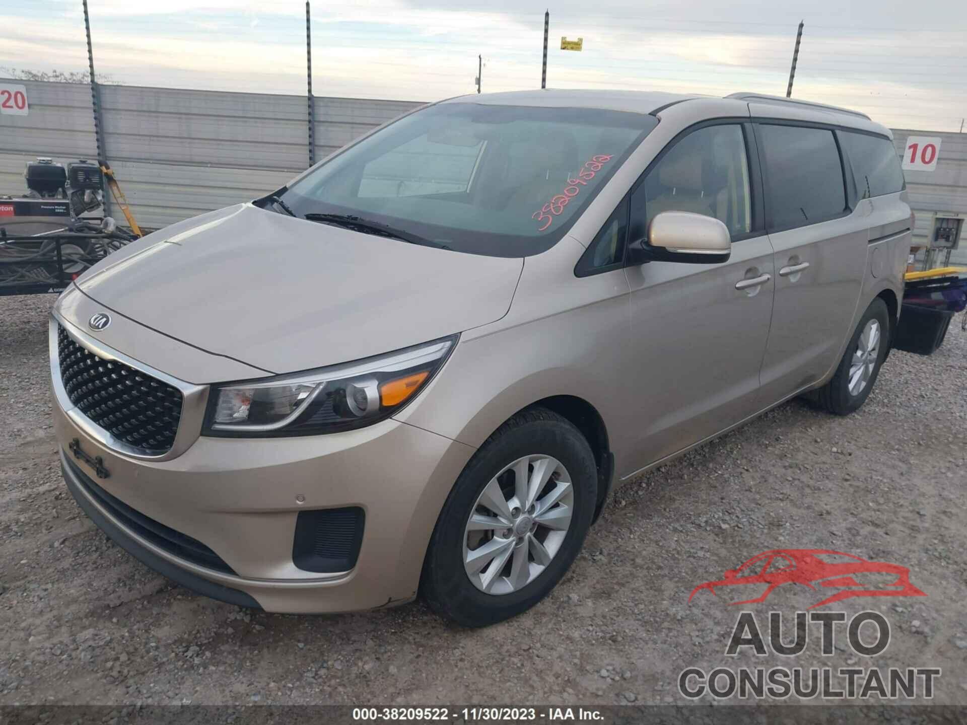 KIA SEDONA 2016 - KNDMB5C13G6211780